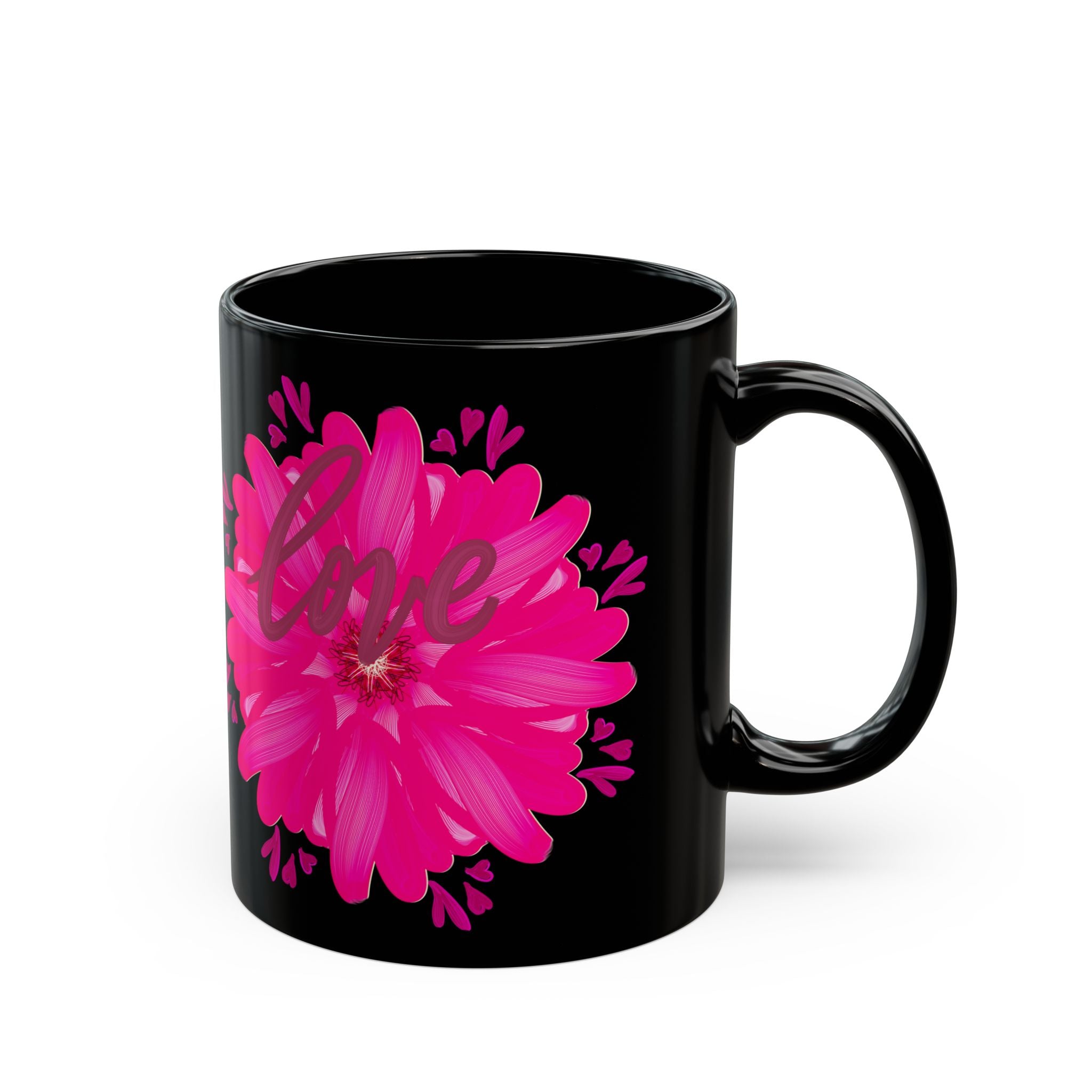 Love Black Mug (11oz)