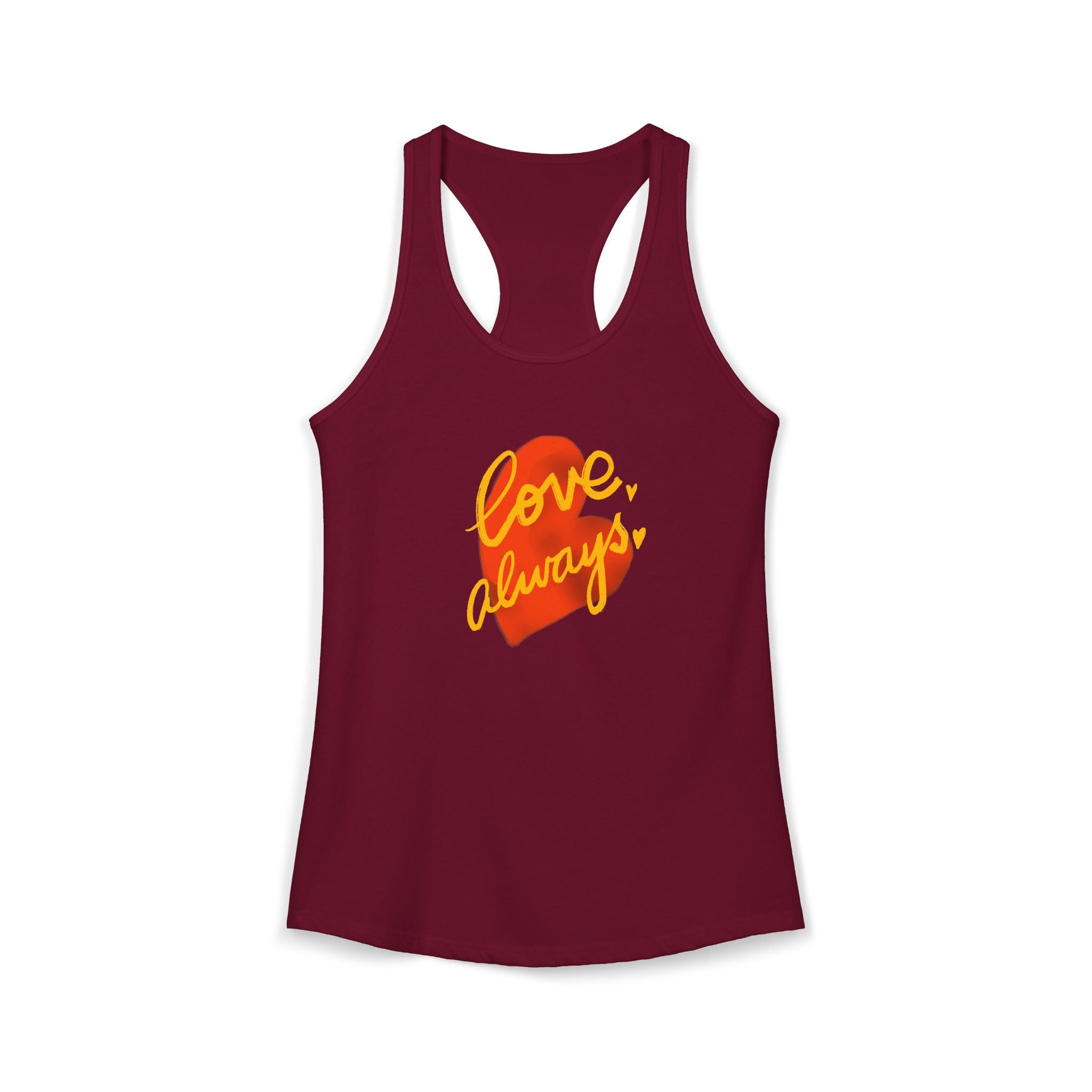 Love. Always. Women's Ideal Racerback Tank