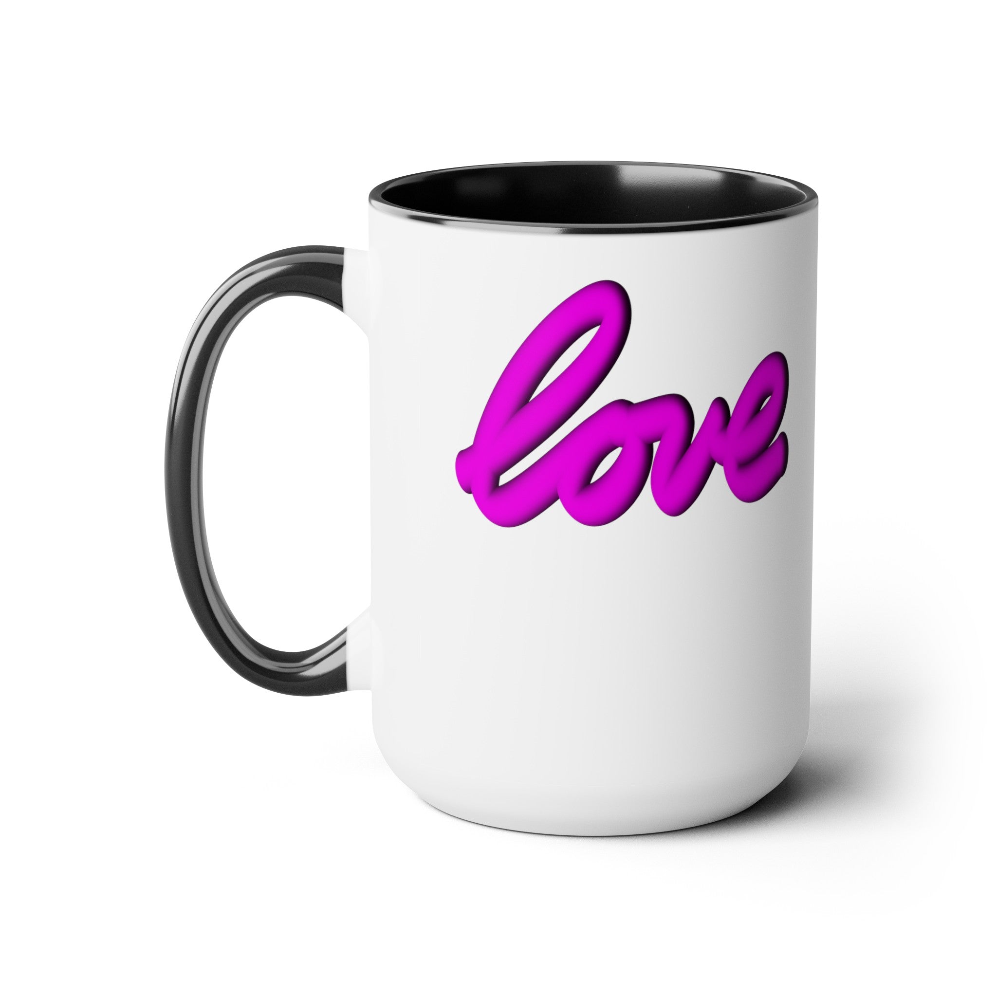 Two-Tone Coffee Mugs, 15oz