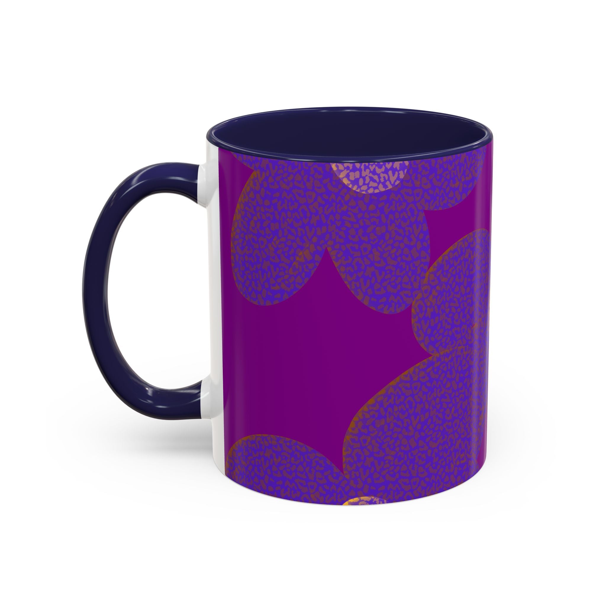 PURPLE FLOWER POWER 11 oz  Coffee Mug