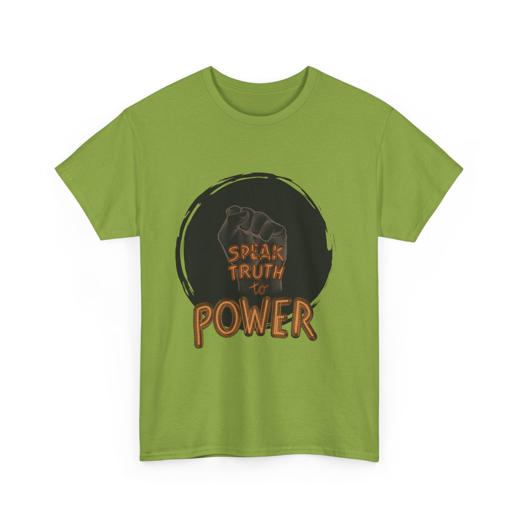 SPEAK TRUTH TO POWER Unisex Heavy Cotton Tee