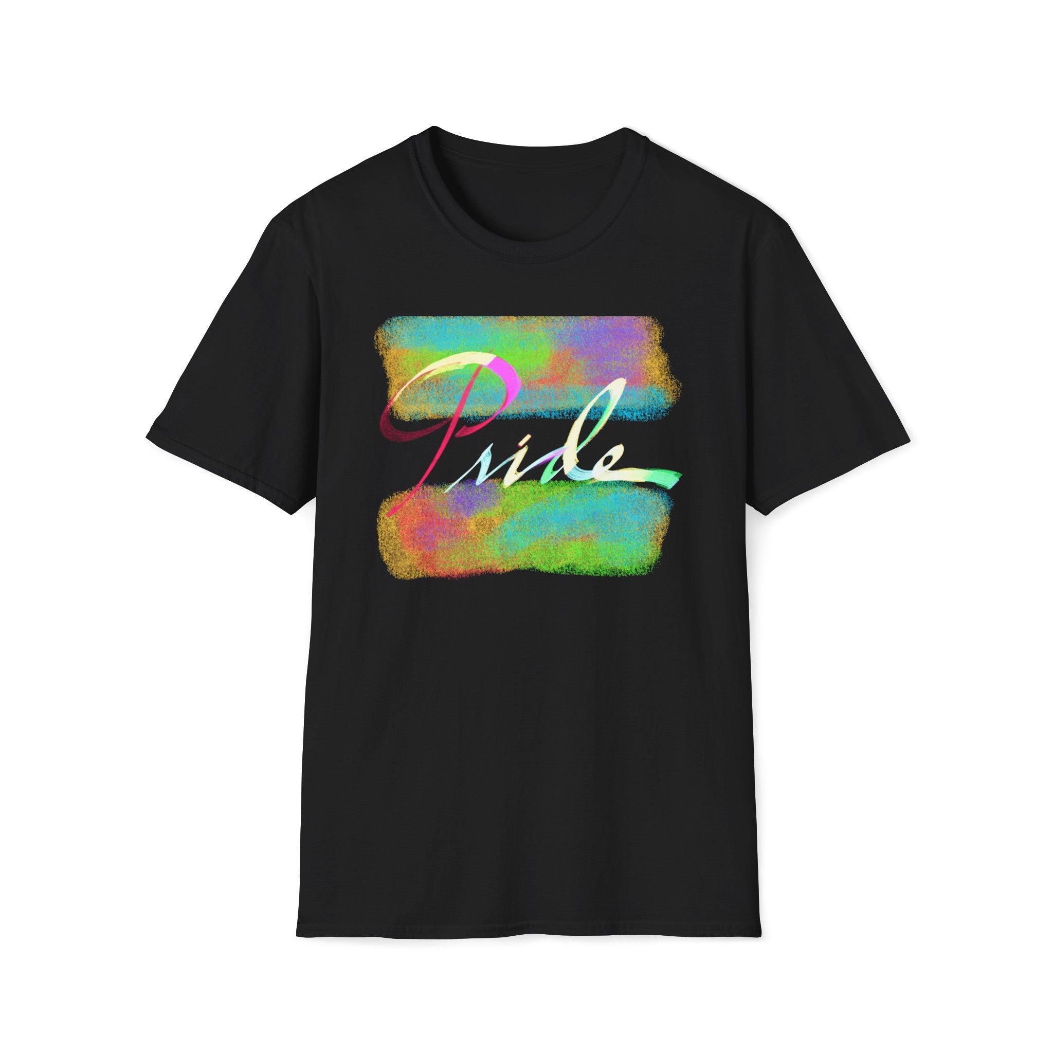 PRIDE_PAINTERLY Unisex Softstyle T-Shirt