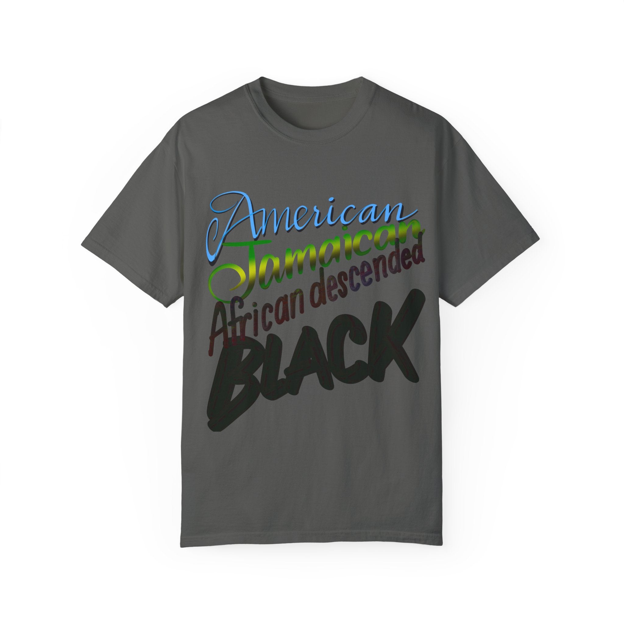 AMERICAN/JAMAICAN etc Unisex Garment-Dyed T-shirt