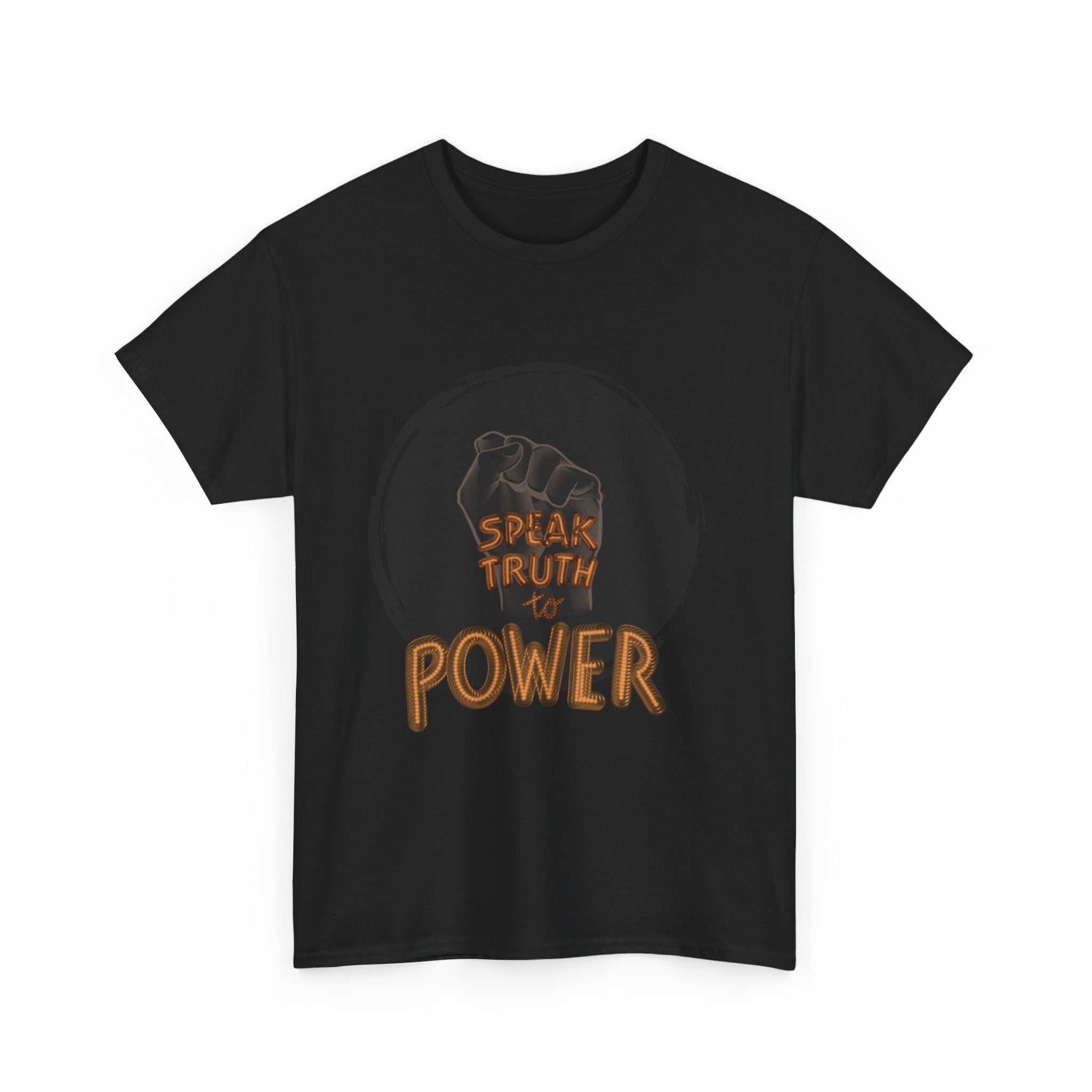 SPEAK TRUTH TO POWER Unisex Heavy Cotton Tee