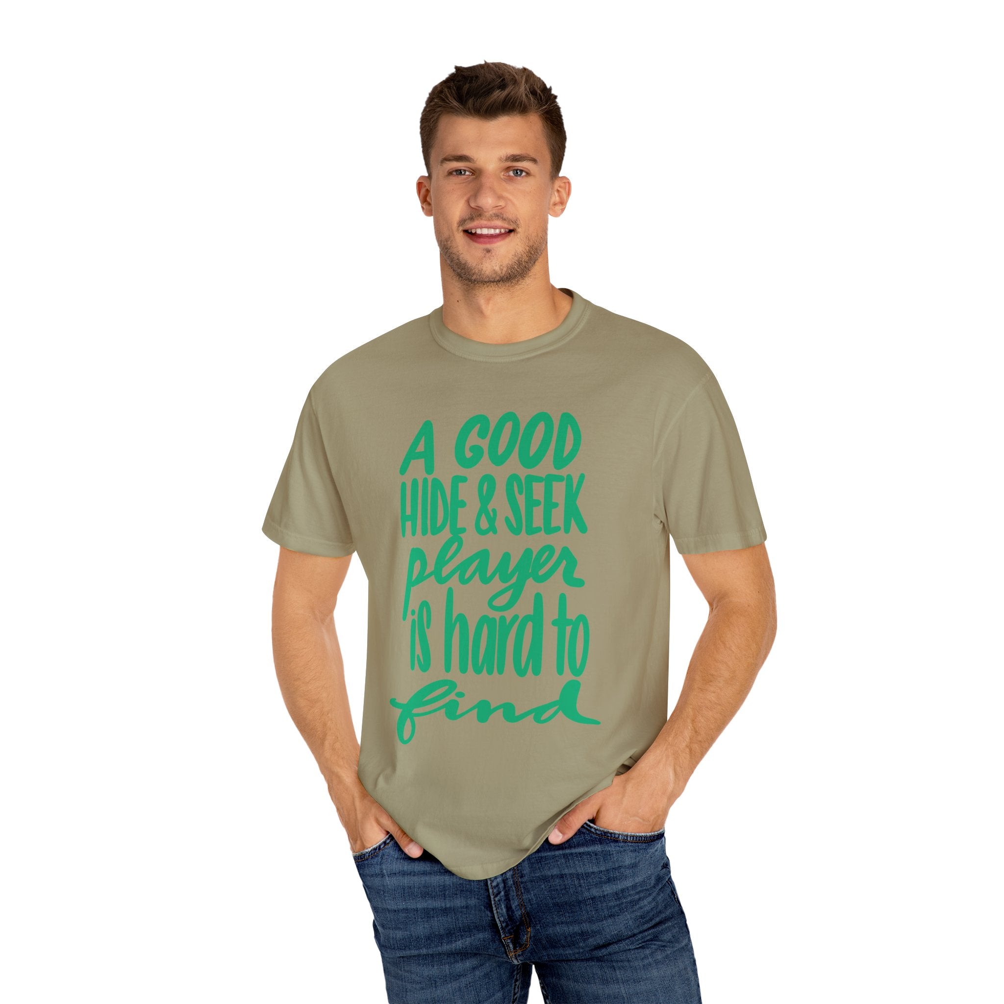 Funny Hide & Seek Player T-Shirt - Unisex Garment-Dyed Tee