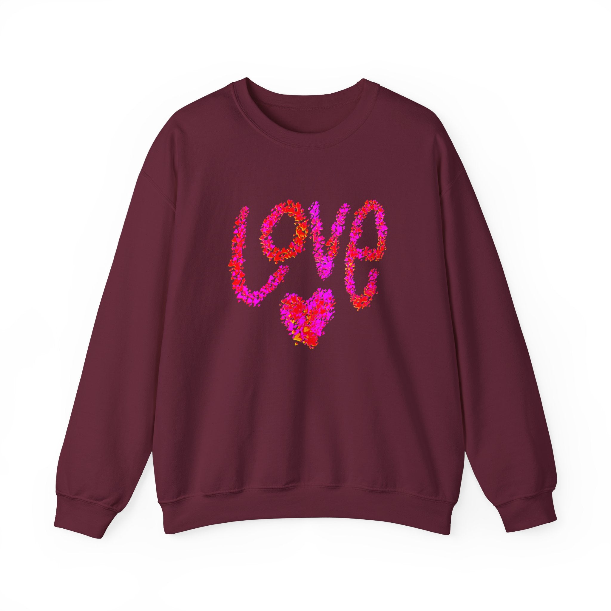 Floral Love Crewneck Sweatshirt for Cozy Romance