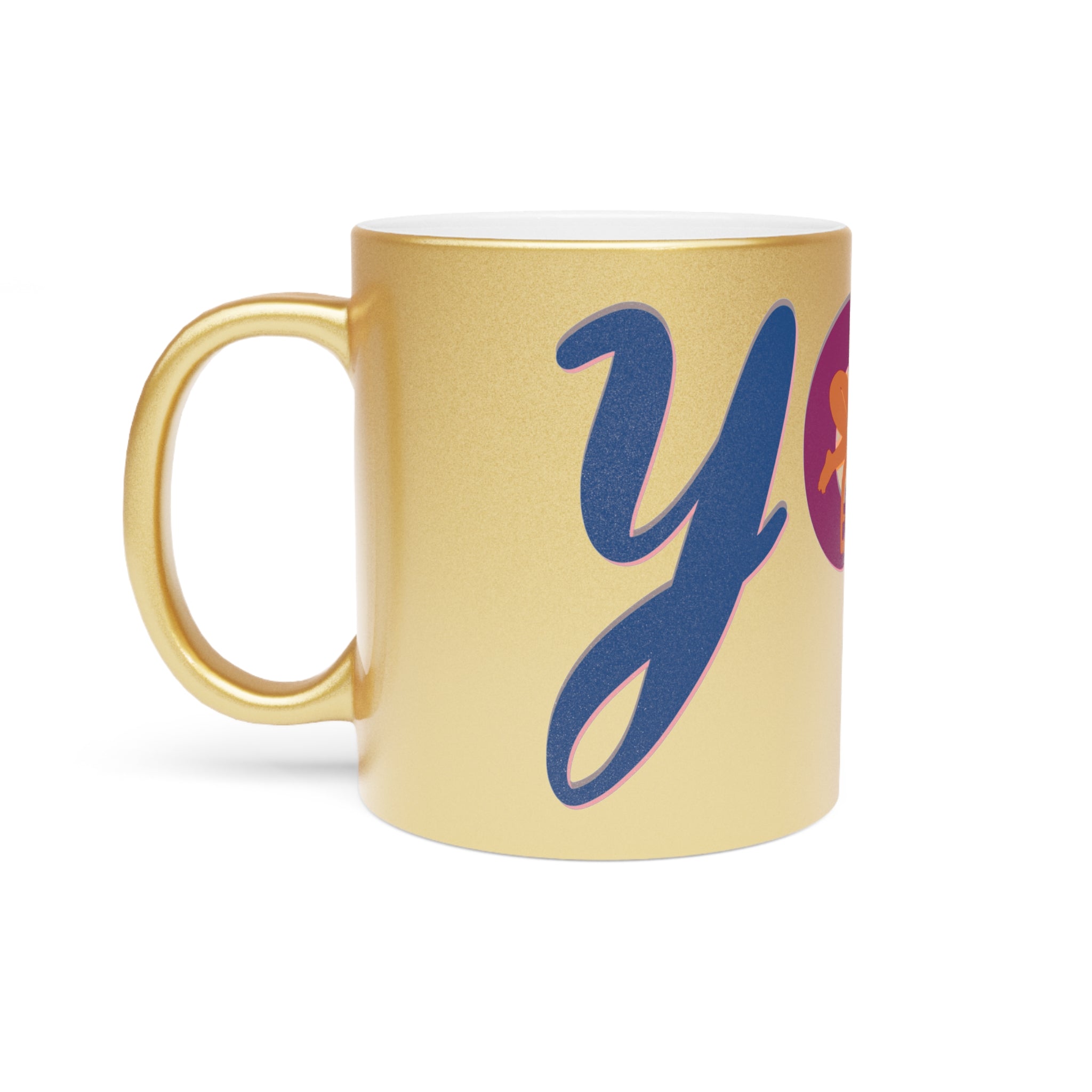 YOGA Metallic Mug (Choice of silver or gold)