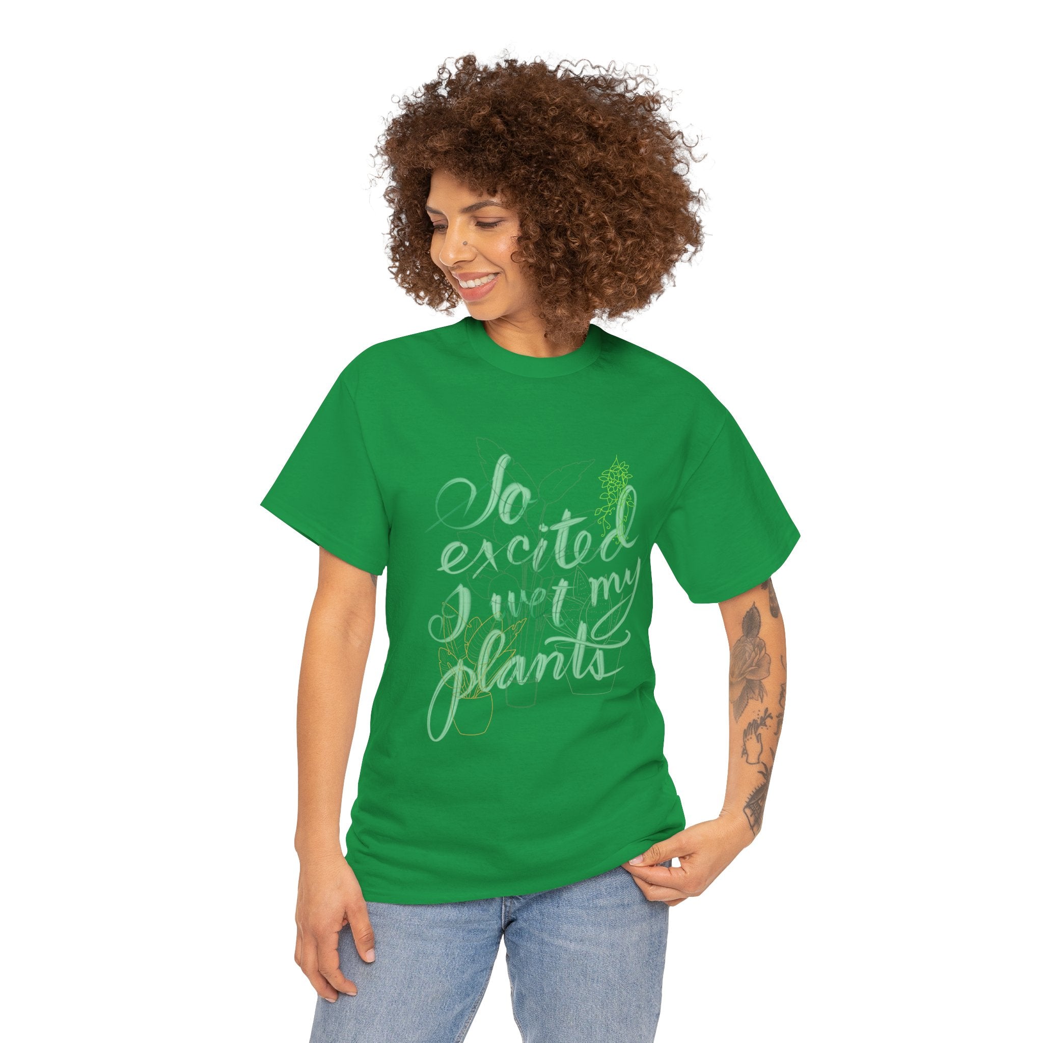 WET MY PLANTS Unisex Heavy Cotton Tee