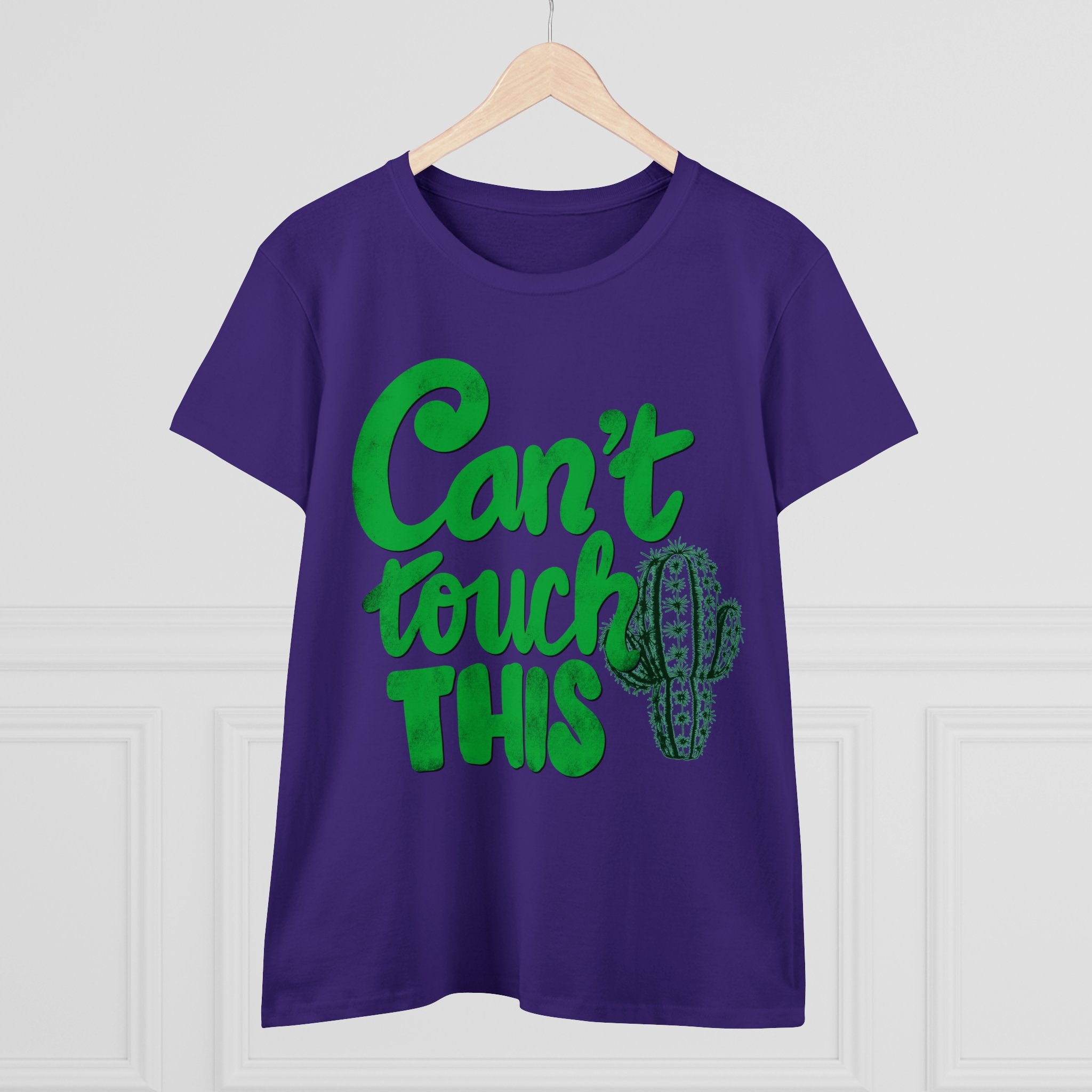 CAN’T TOUCH THIS PUNNY Women's Midweight Cotton Tee