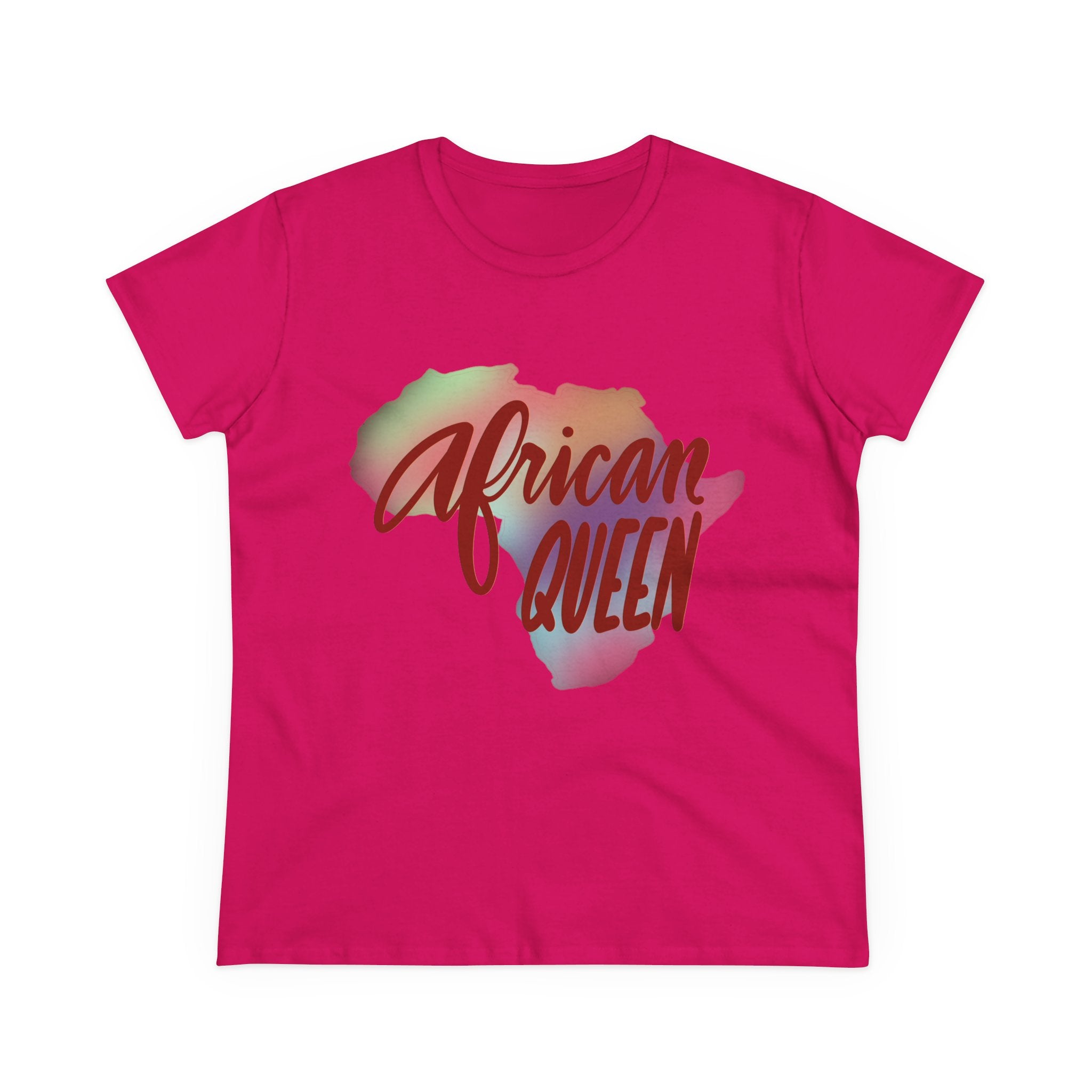 African Queen Women's Cotton Tee - Celebrate Heritage and Style