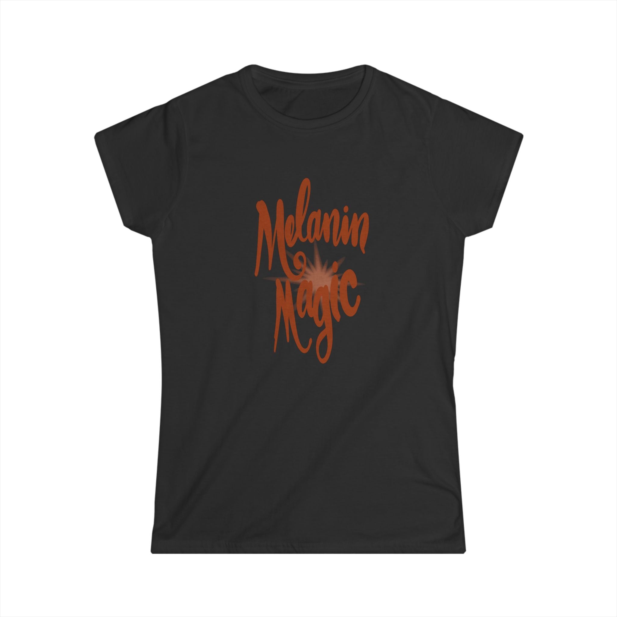 Melanin Magic Women's Softstyle Tee - Comfortable and Stylish Shirt for Empowerment