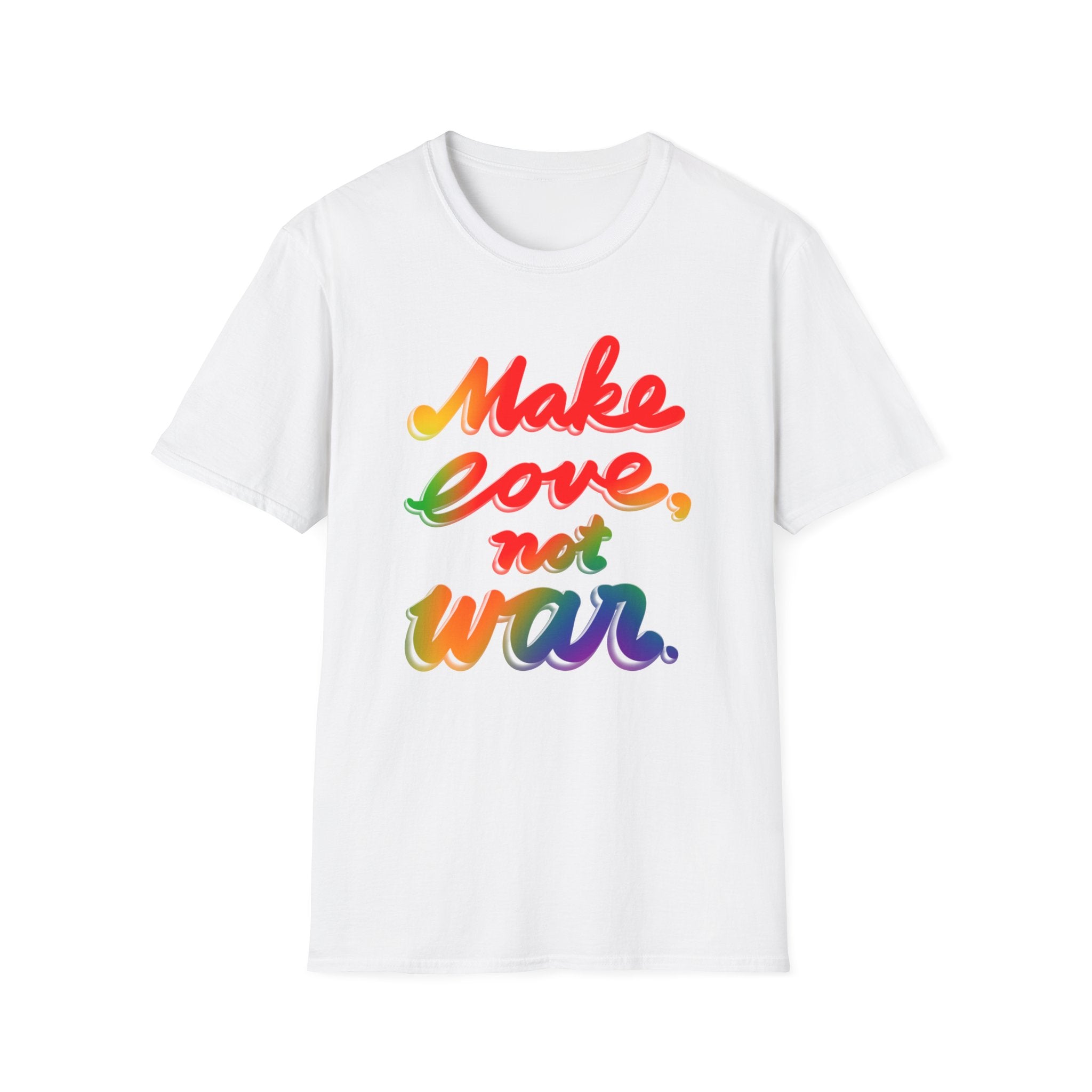 MAKE LOVE NOT WAR Unisex Softstyle T-Shirt