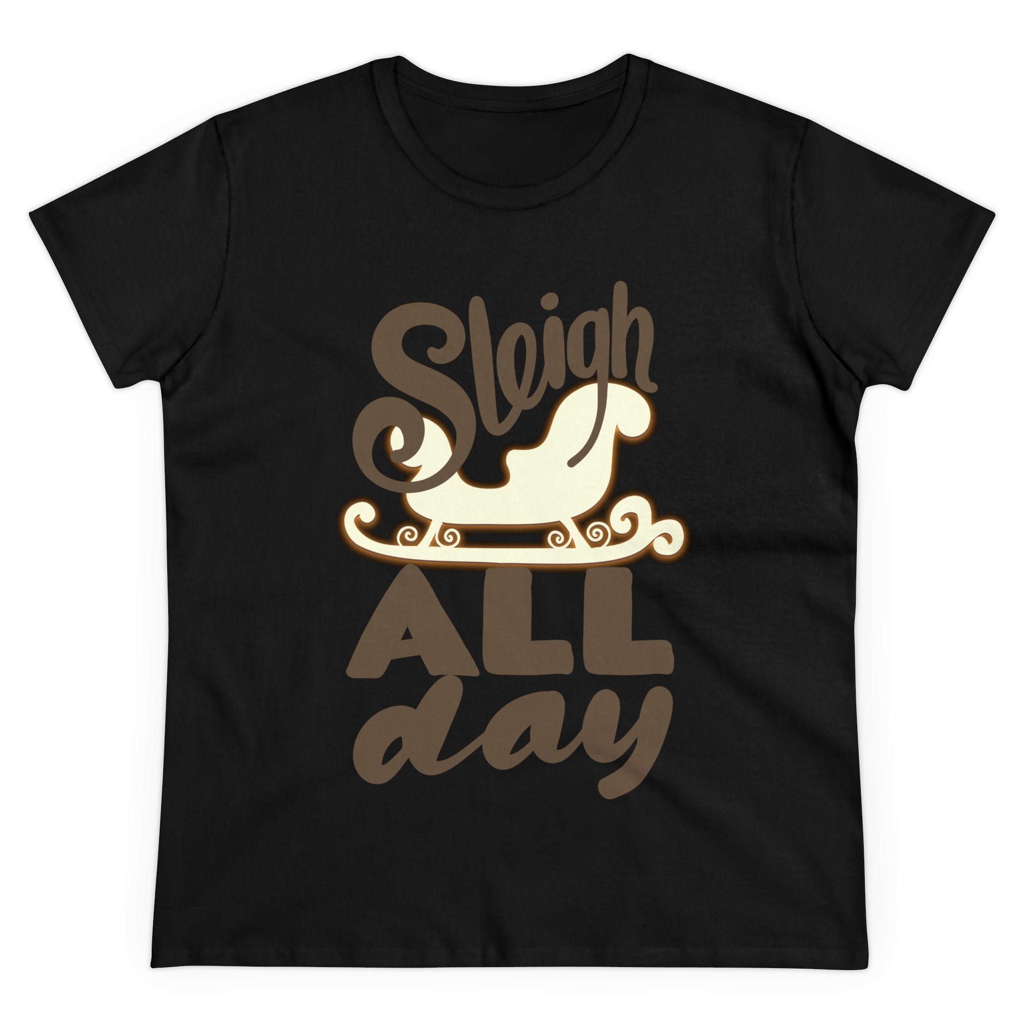 SLEIGH ALL DAY Cotton Tee