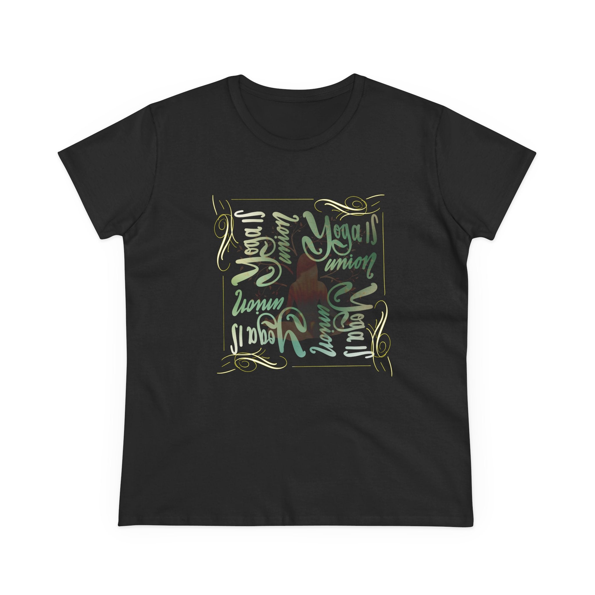 Yoga Is Union Inspirational Women's Cotton Tee