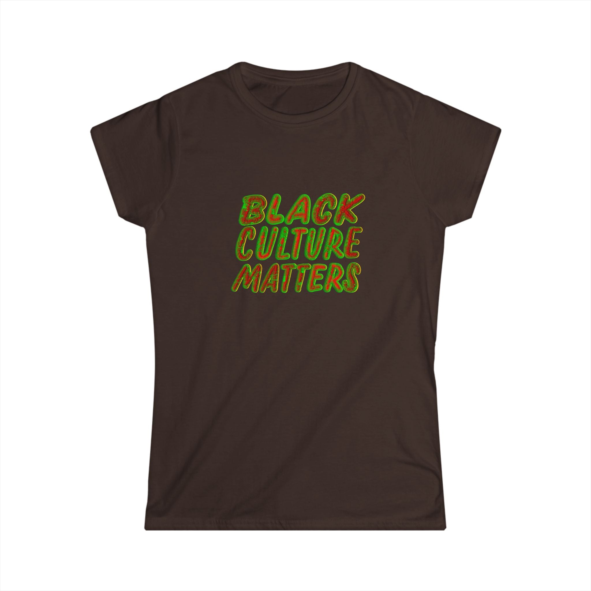 BLACK CULTURE MATTERS Women's Tee - Hand-Drawn and Hand-Lettered Design