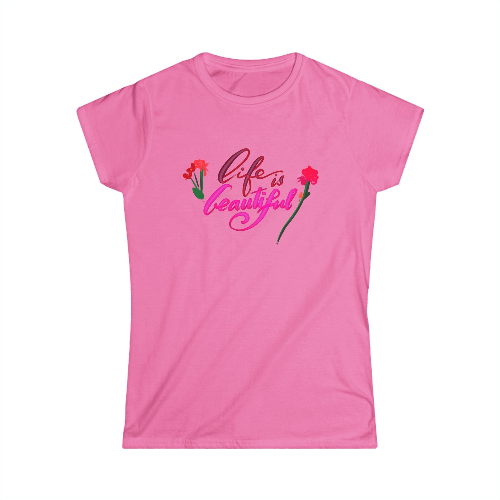 LIFE IS BEAUTIFUL Women's Softstyle Tee