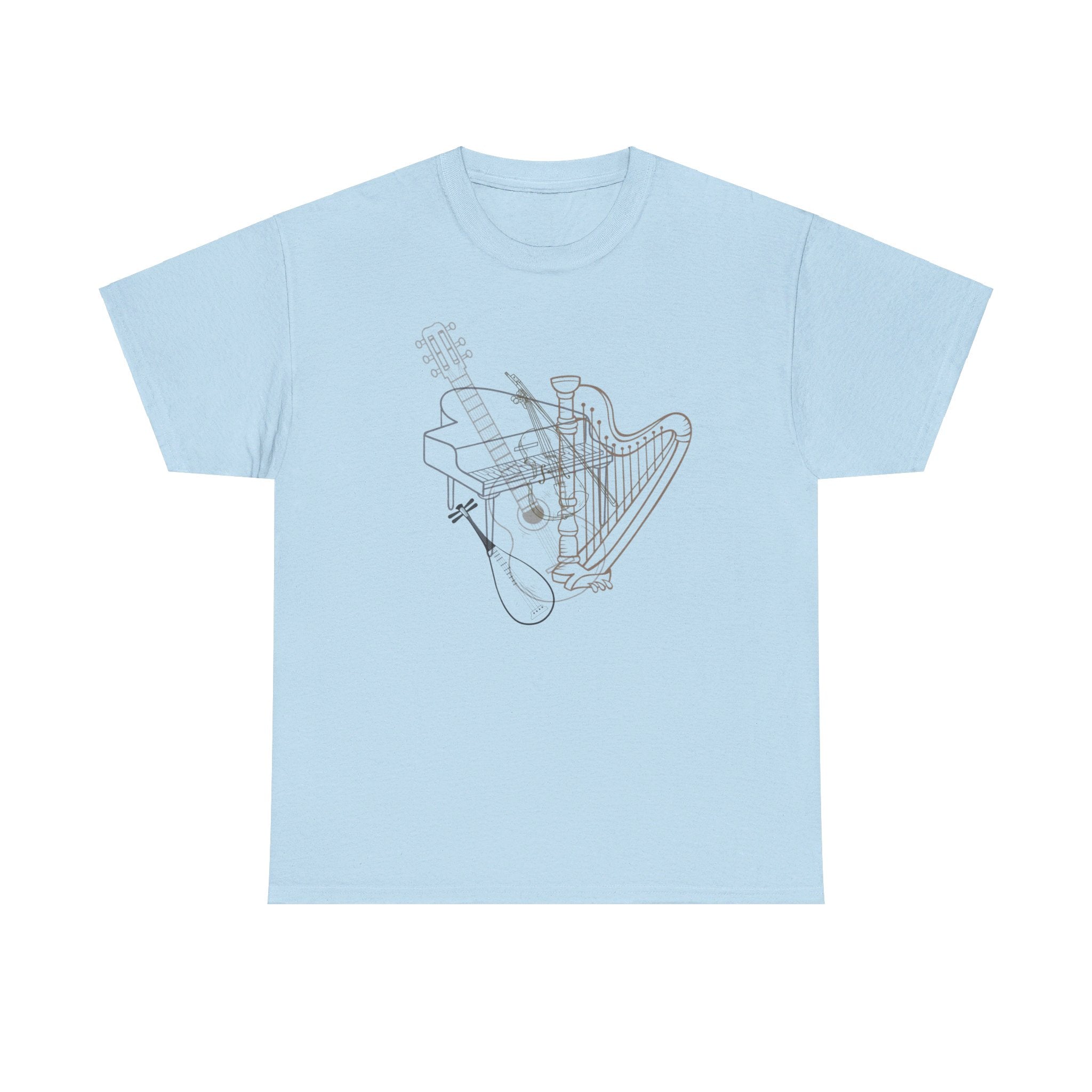 STRINGED INSTRUMENTS Unisex Heavy Cotton Tee