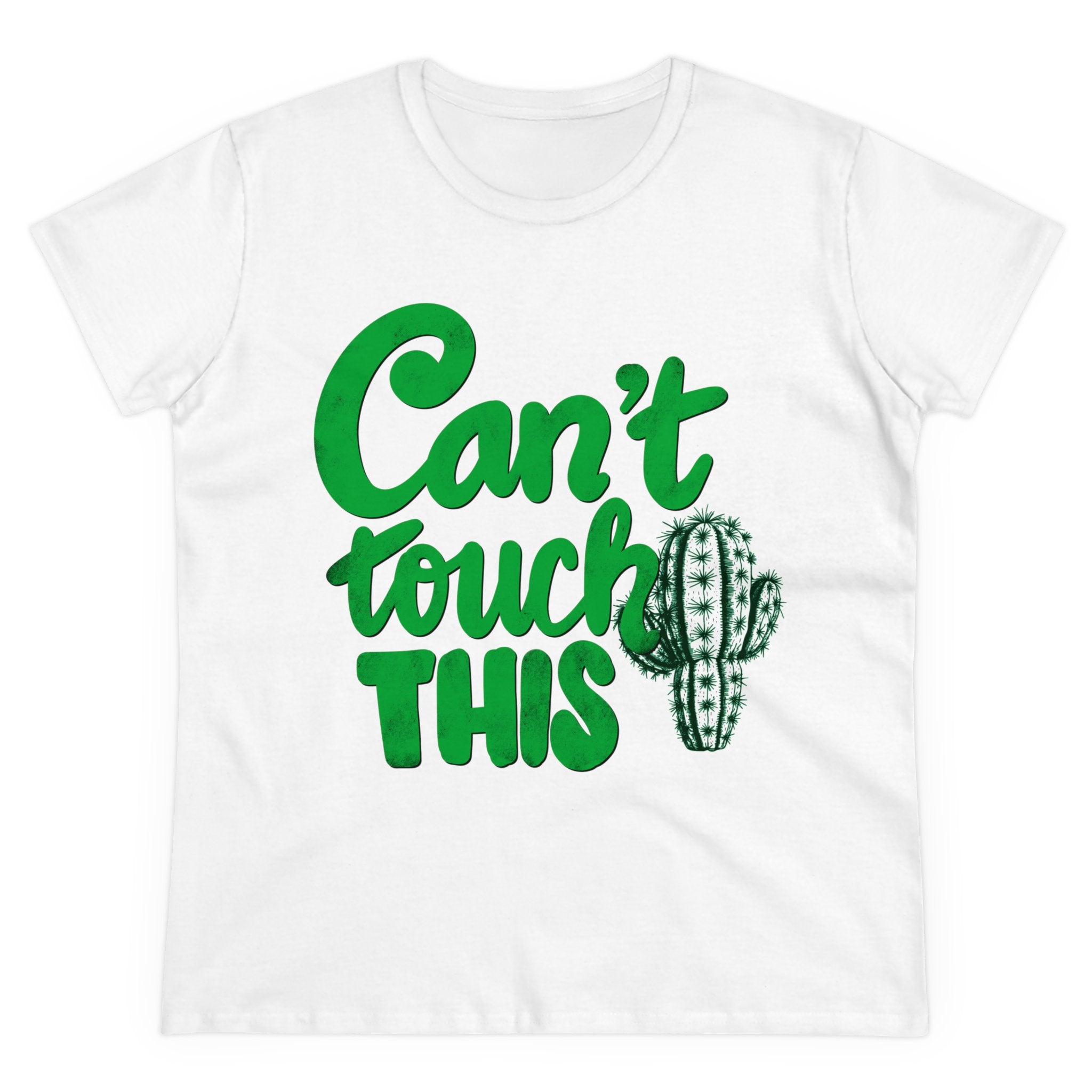 CAN’T TOUCH THIS PUNNY Women's Midweight Cotton Tee