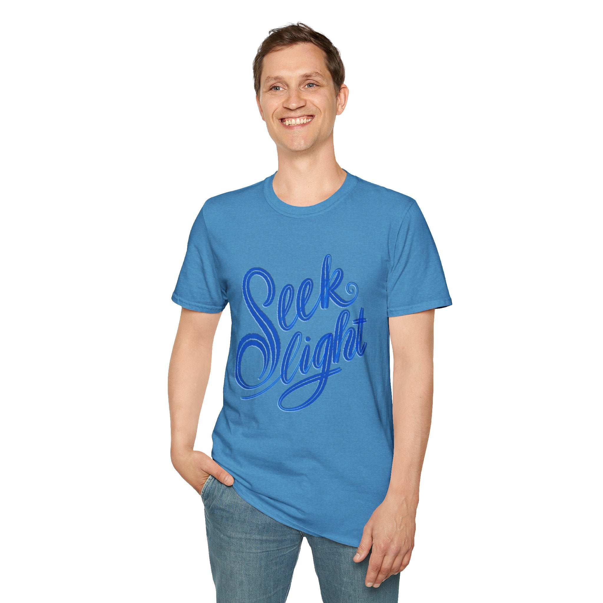 'Seek Light' T-Shirt - Inspiring Quote