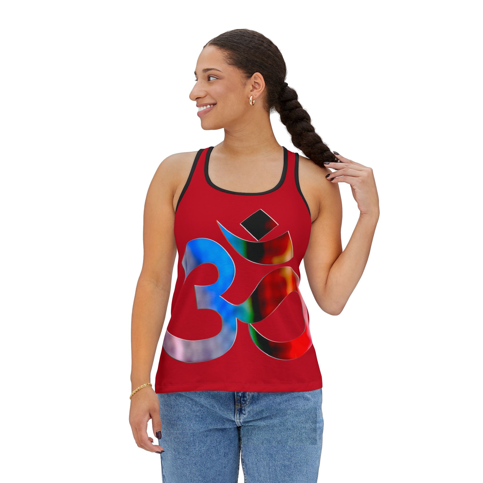 Spiritual Chakra Women's Tank Top | Colorful OM Design