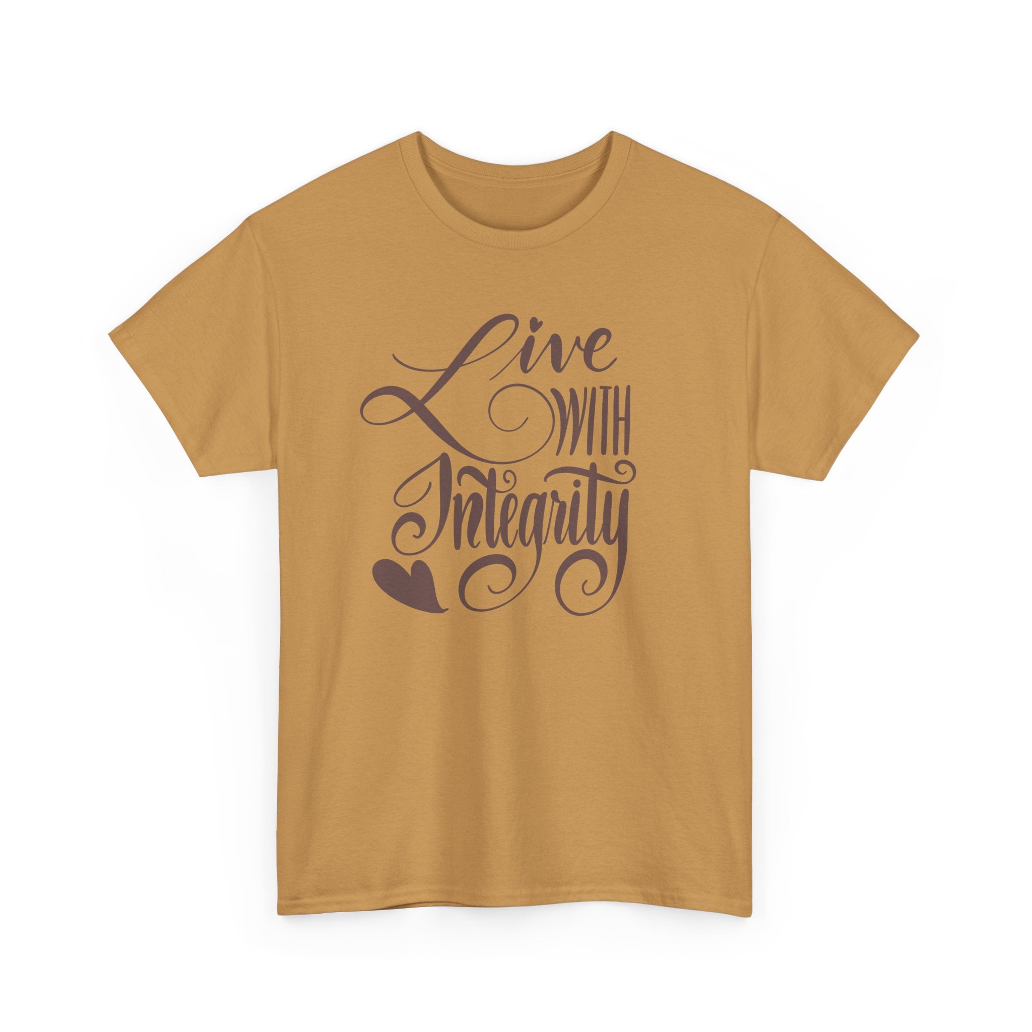 LIVE WITH INTEGRITY Unisex Heavy Cotton Tee