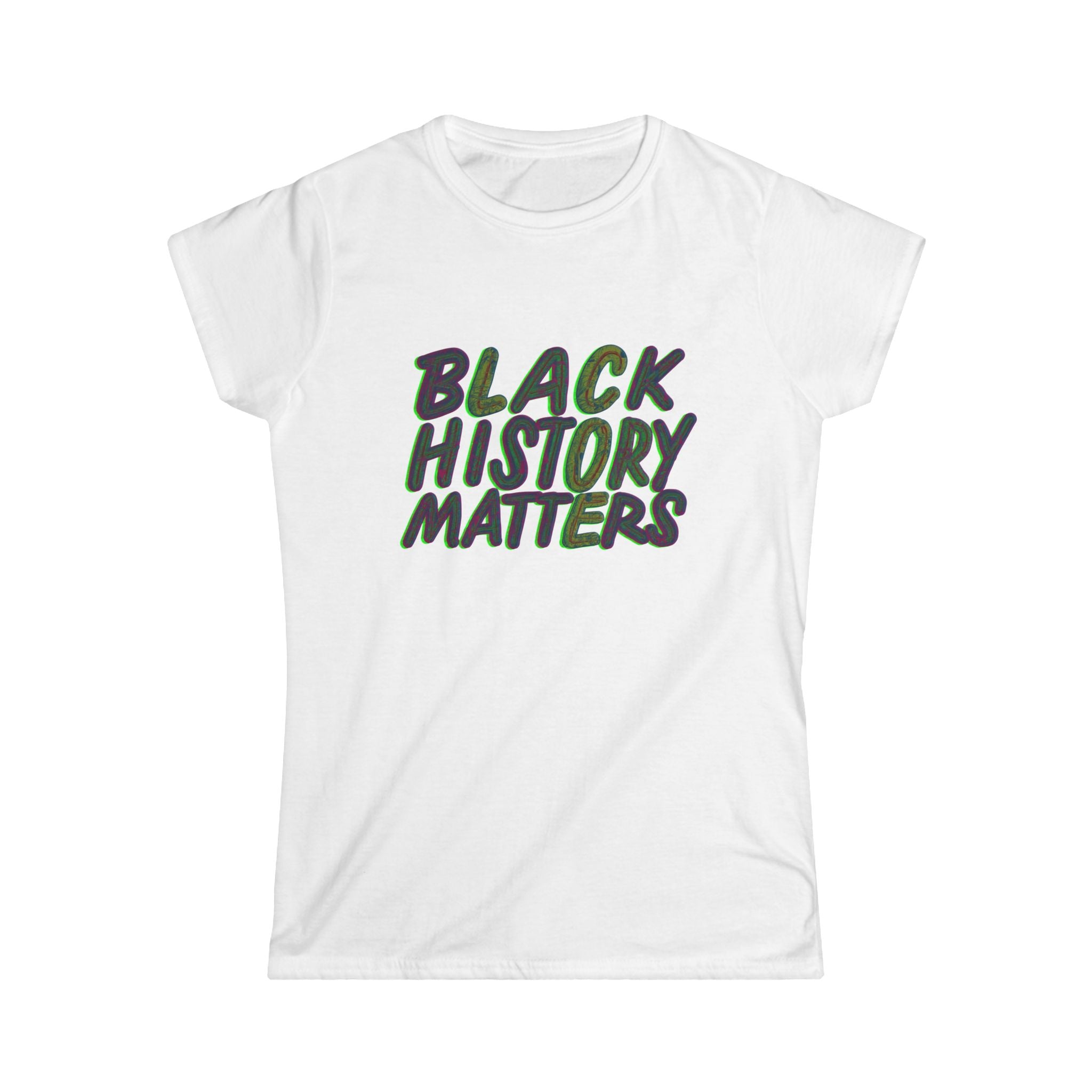 Black History Matters Women's Tee - Hand-Drawn and Hand-Lettered Design