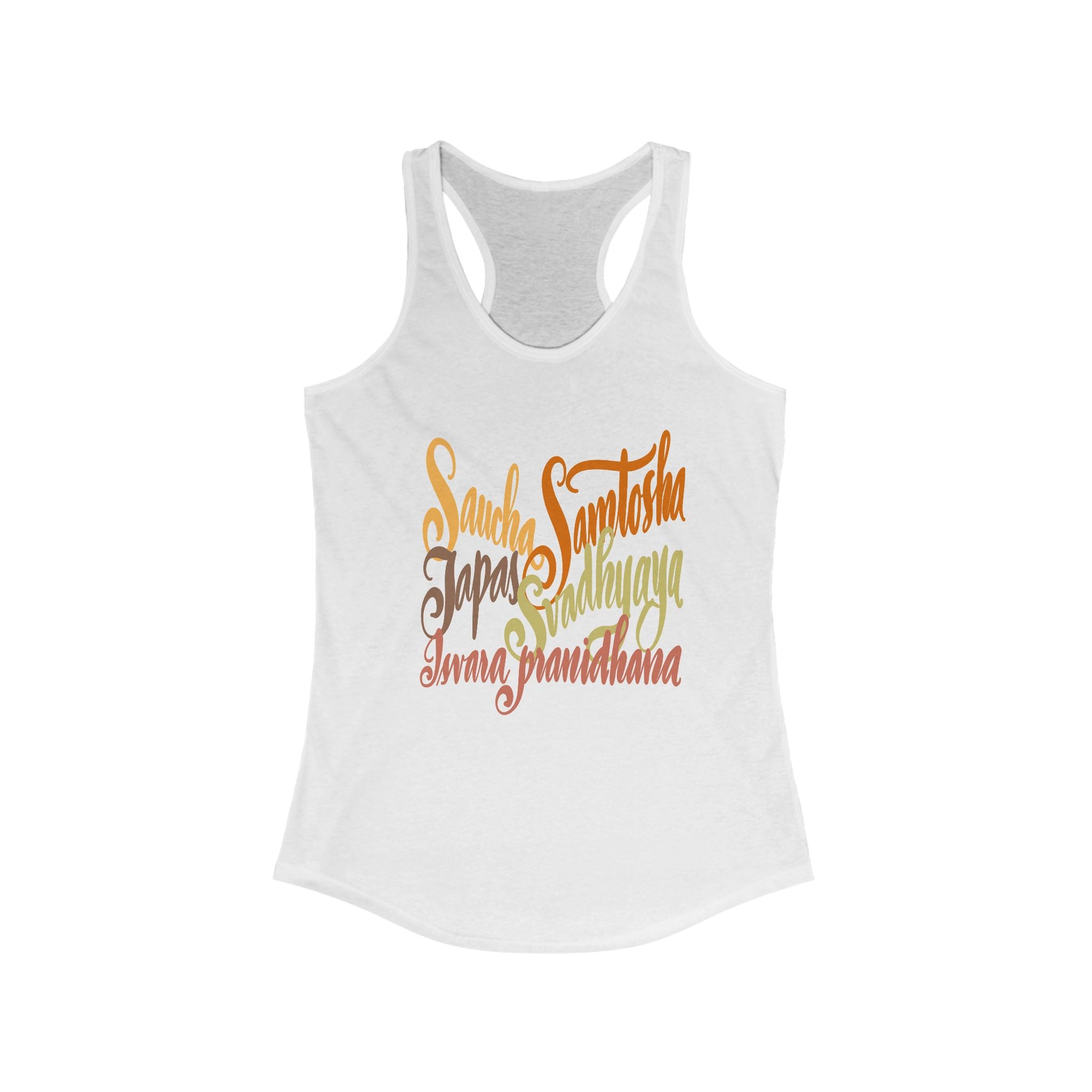 NIYAMA Racerback Tank, Summer Top, Fitness Apparel, Yoga Shirt, Gift for Her, Casual Wear