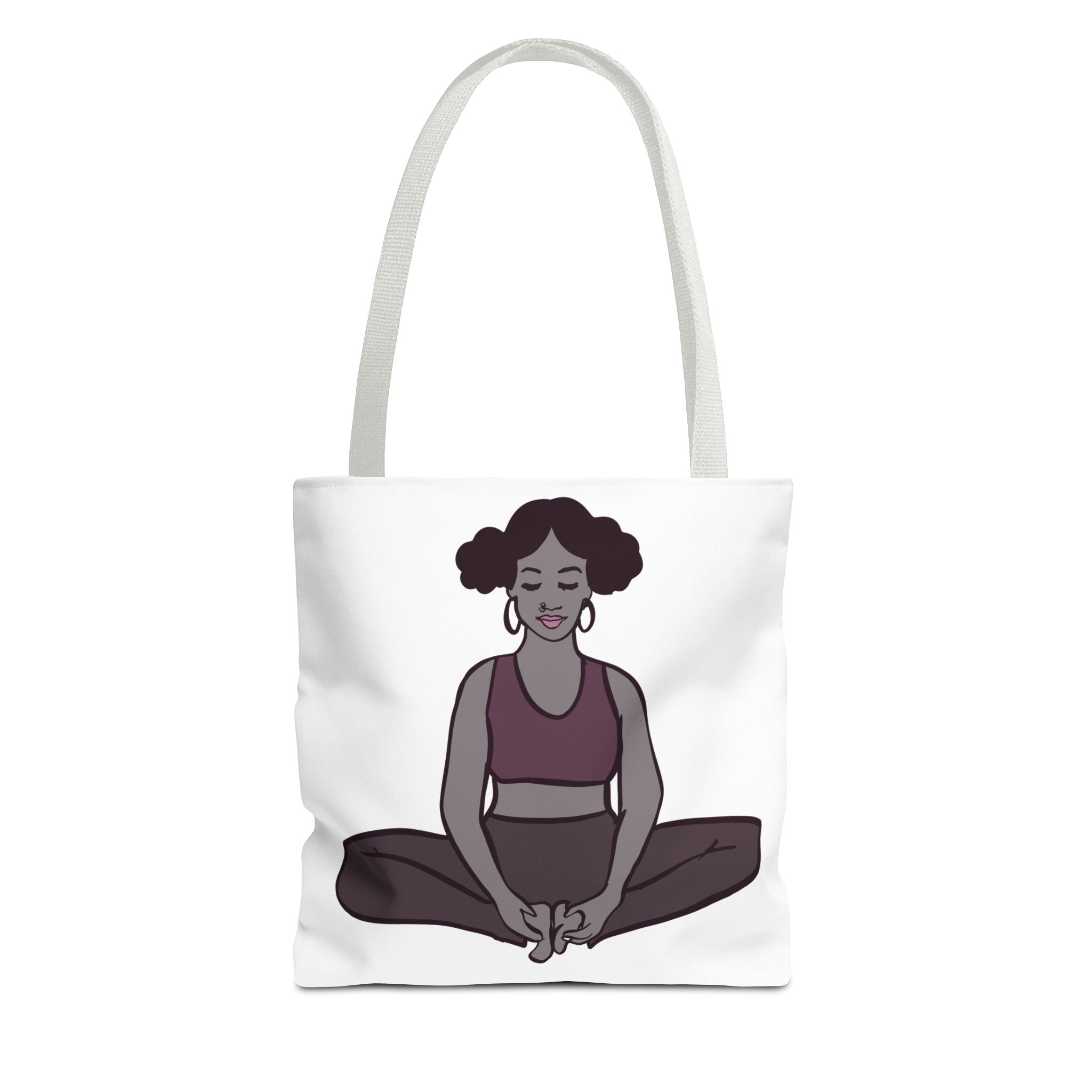 Mindfulness Tote Bag - Yoga Design for Calm & Zen