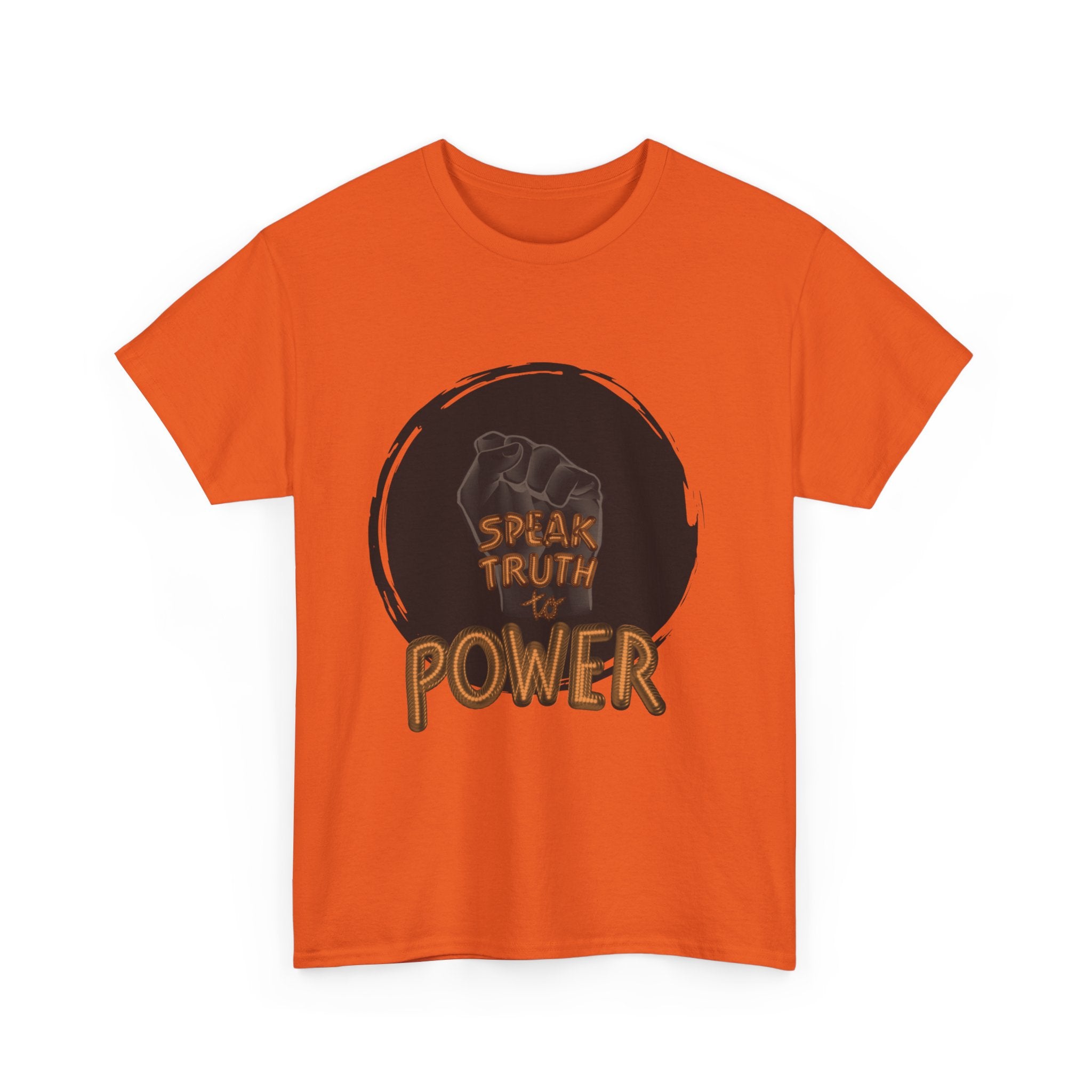 SPEAK TRUTH TO POWER Unisex Heavy Cotton Tee