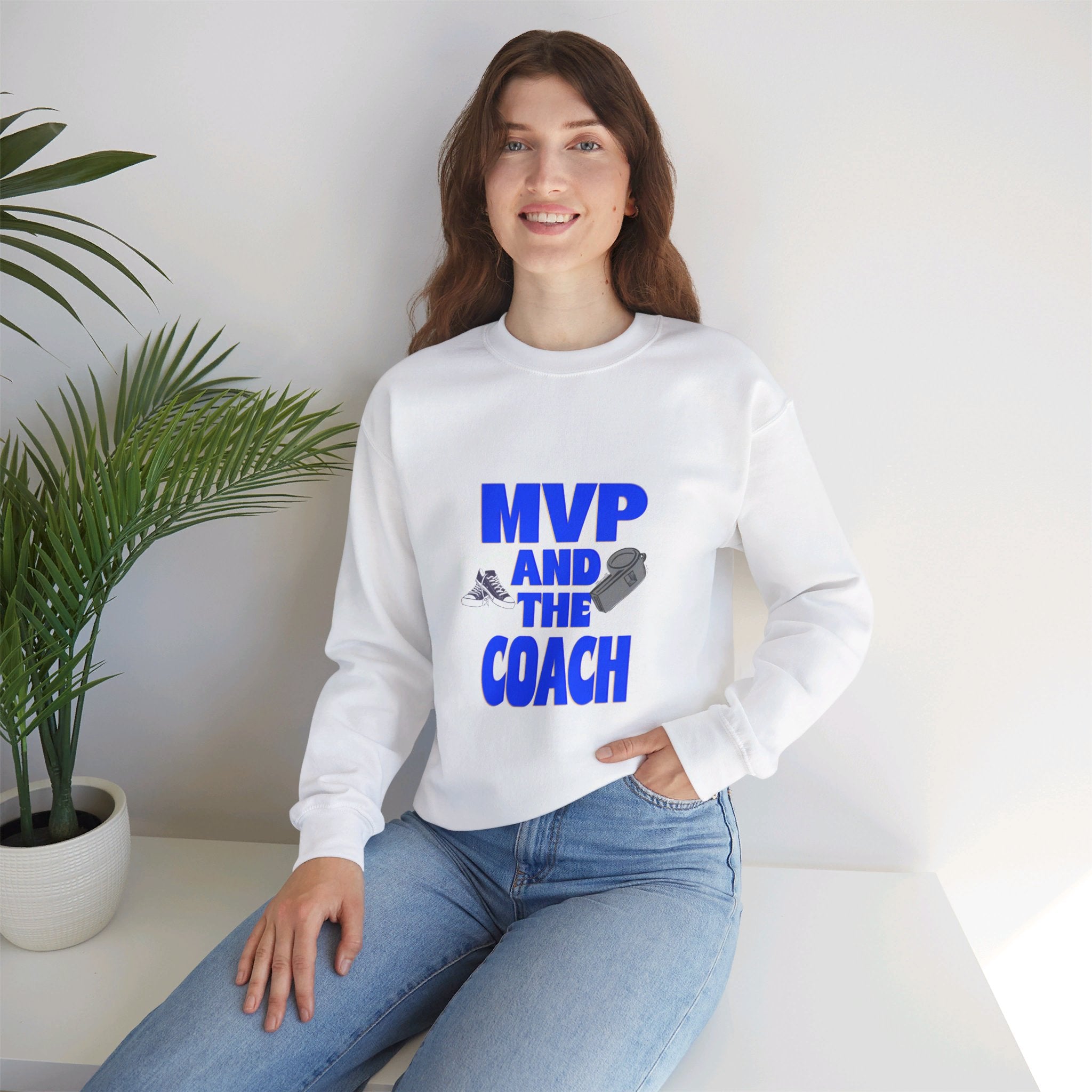 MVP AND THE COACH Unisex Heavy Blend™ Crewneck Sweatshirt