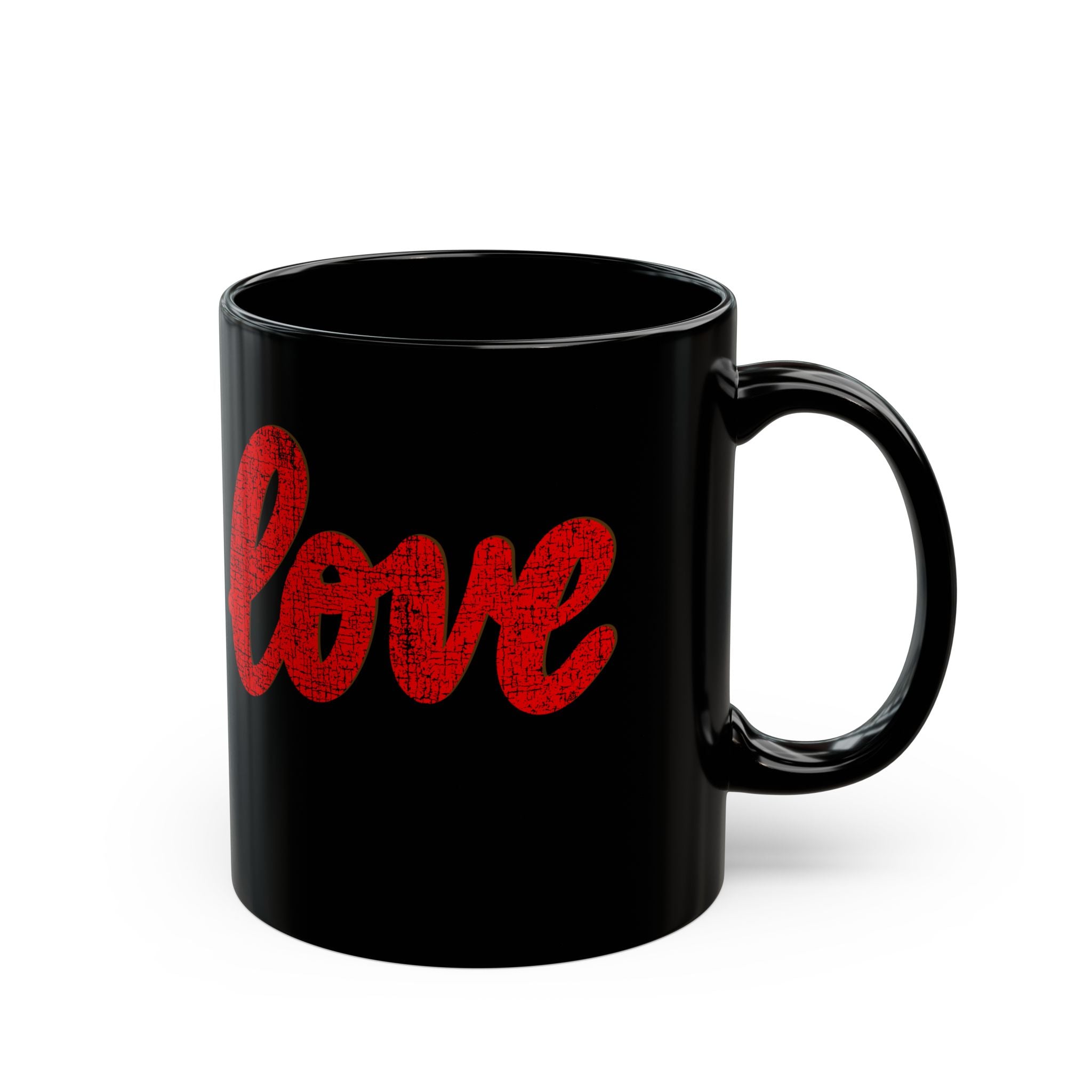 LOVE  Black Mug (11oz)