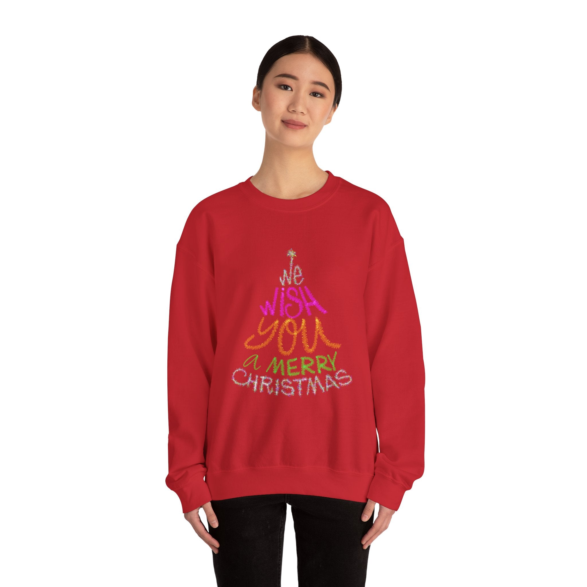 WE WISH YOU A MERRY CHRISTMAS Crewneck Sweatshirt