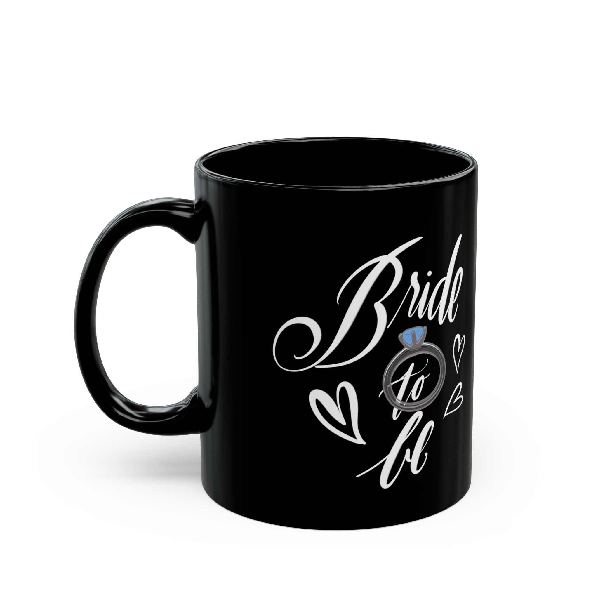 BRIDE TO BE Black Mug (11oz)