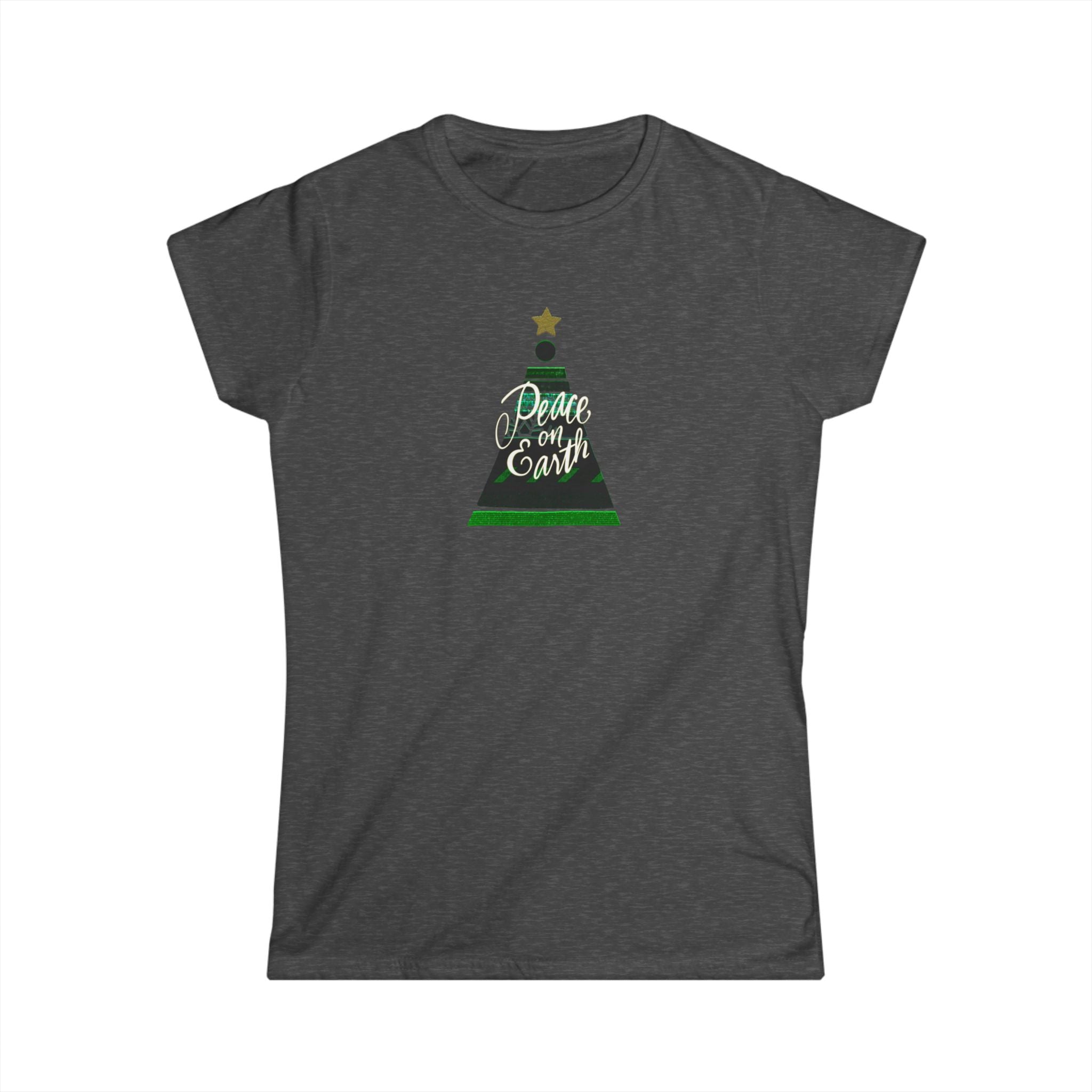 Women's Tee --PEACE ON EARTH CHRISTMAS