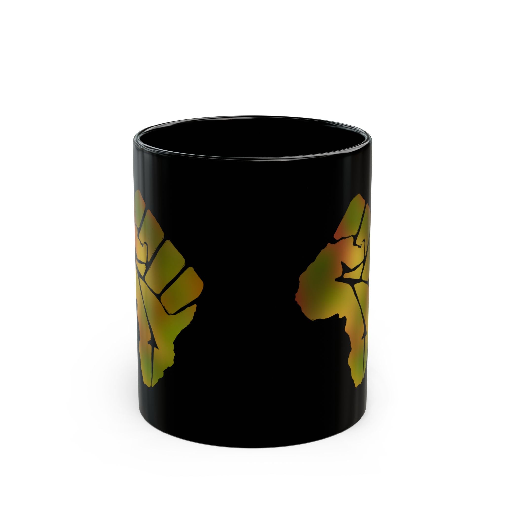 AFRICA POWER Black Mug (11oz)