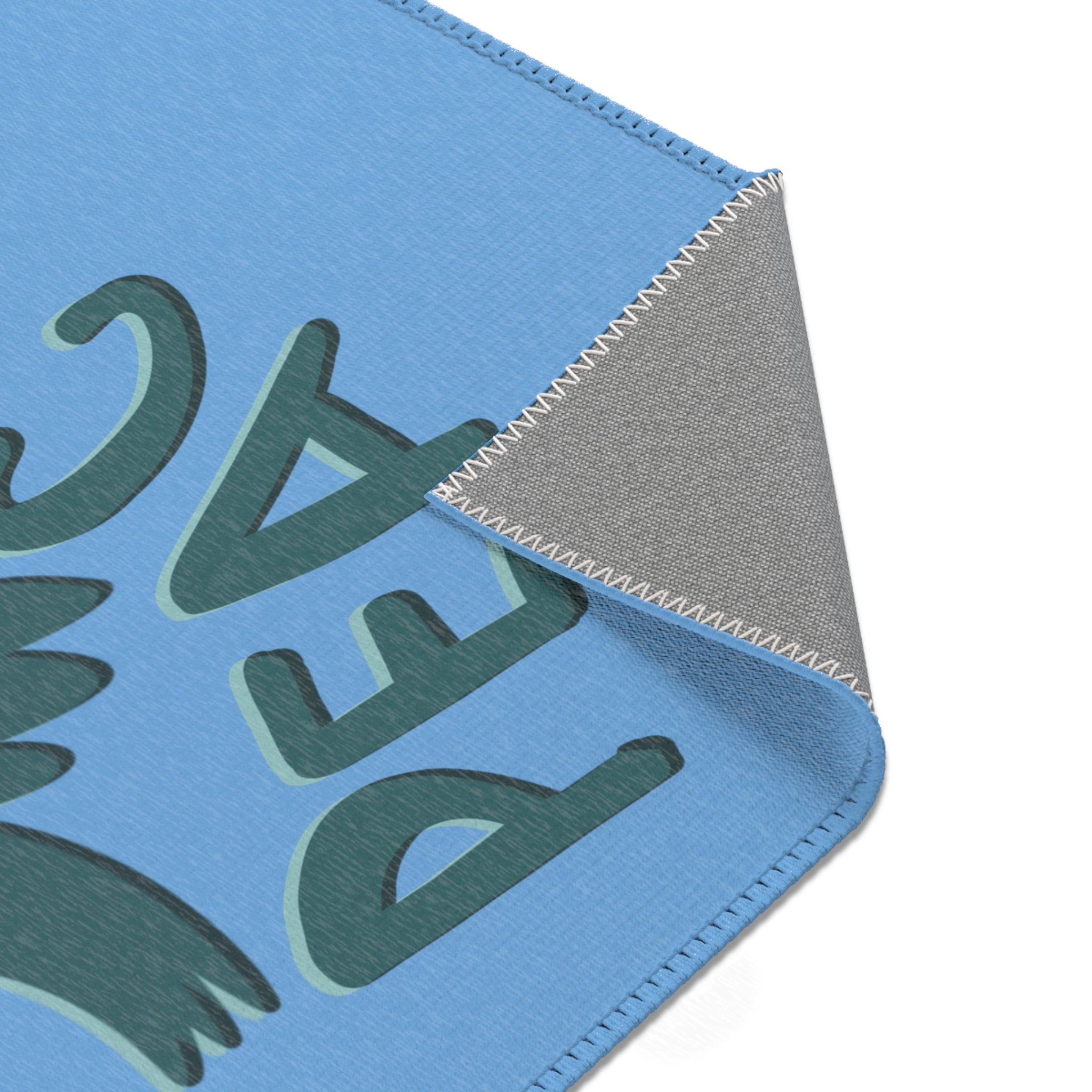 Peace Dove Area Rug — Green Olive Bird & Olive Branch Accent Mat