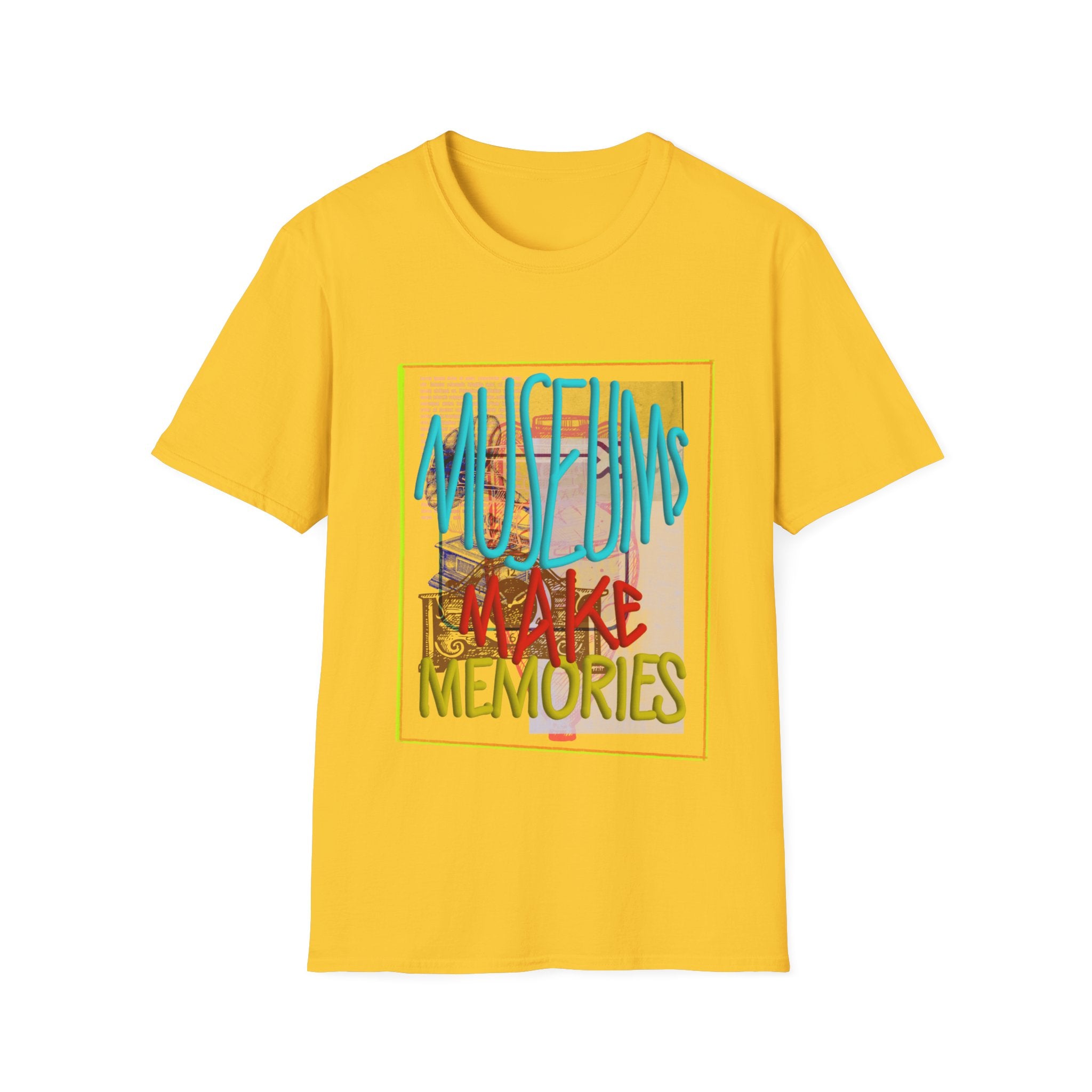 MUSEUMS MAKE MEMORIES Unisex Softstyle T-Shirt