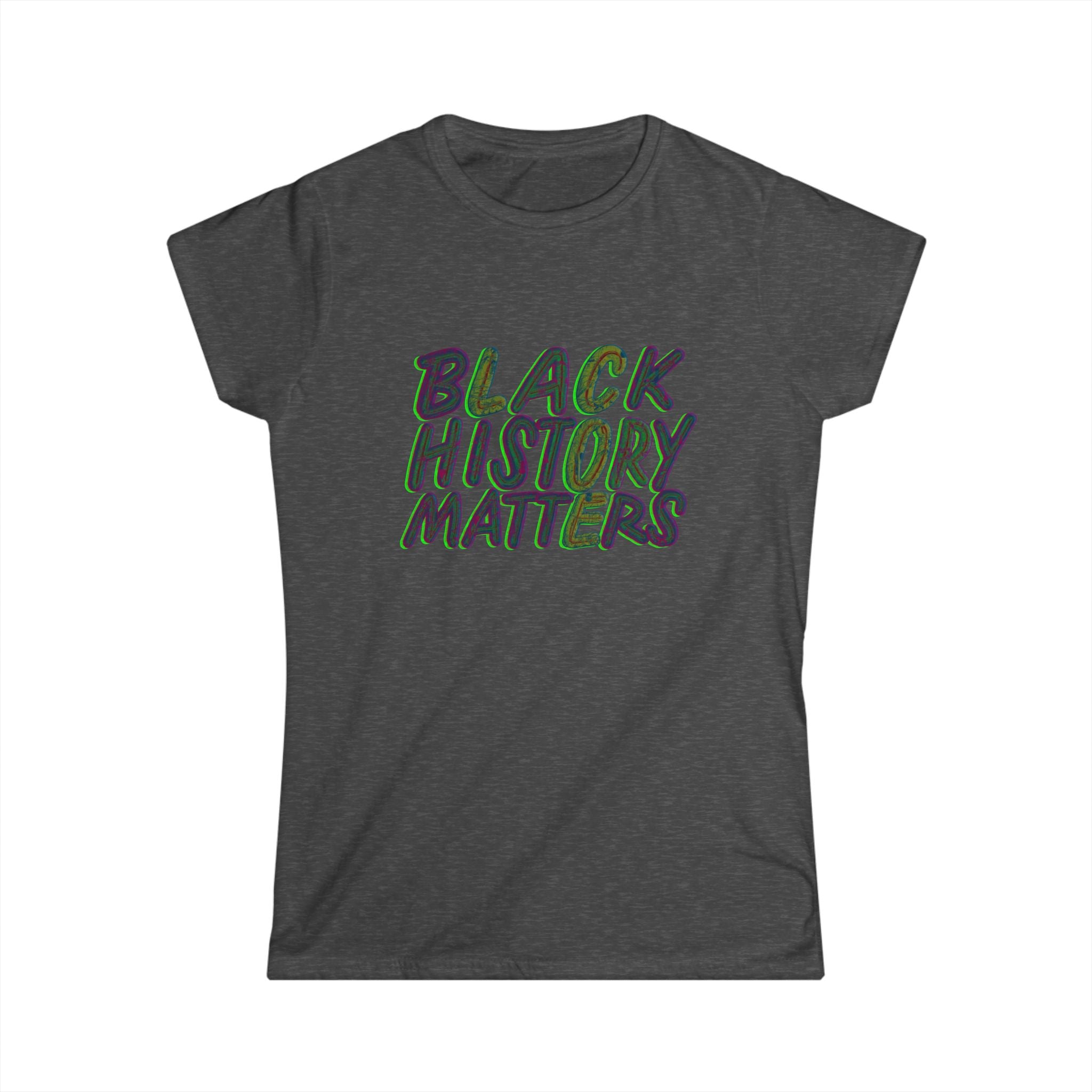 Black History Matters Women's Tee - Hand-Drawn and Hand-Lettered Design