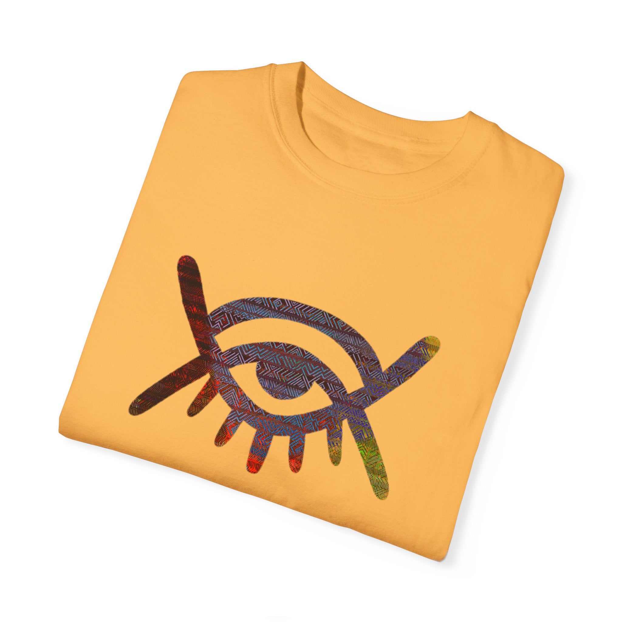 ALL-SEEING EYE ADINKRA Unisex Garment-Dyed T-shirt