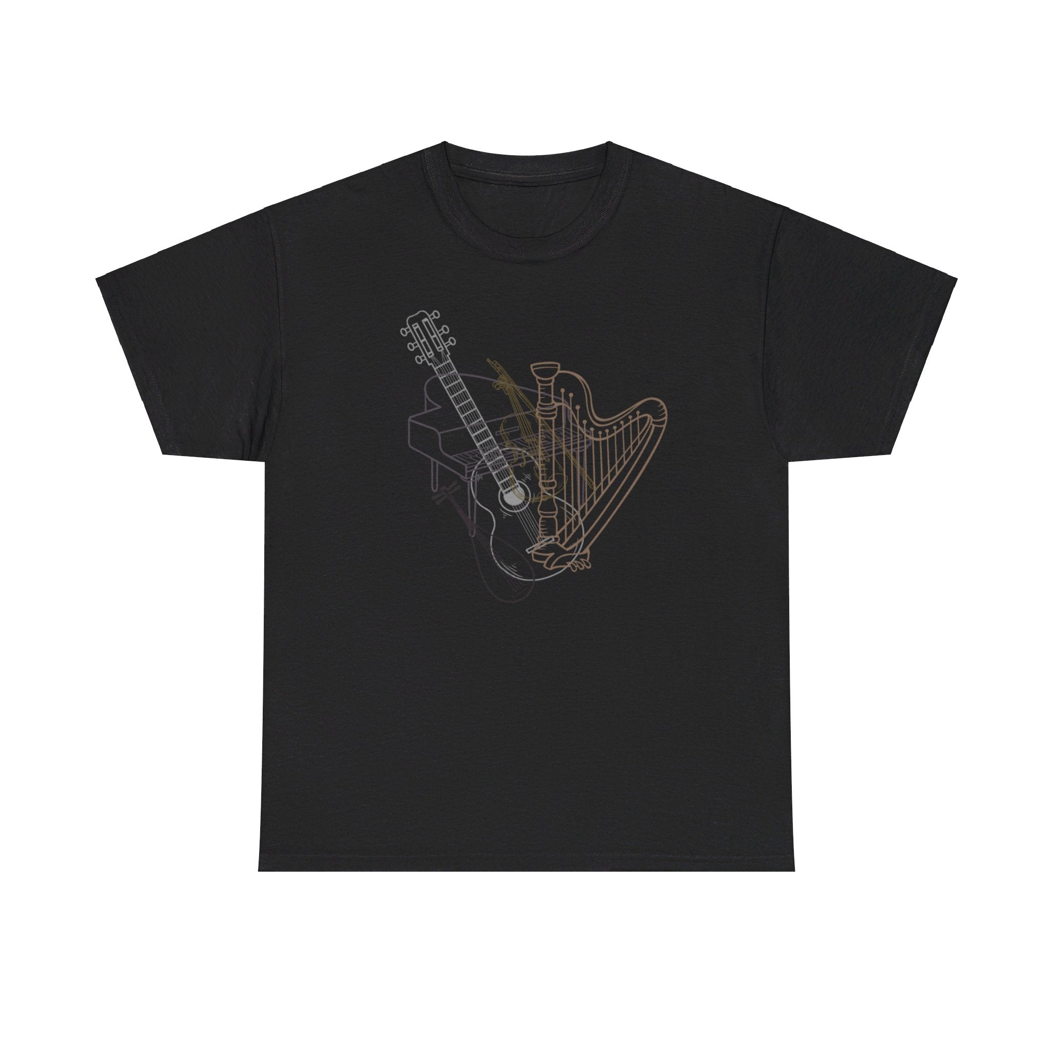 STRINGED INSTRUMENTS Unisex Heavy Cotton Tee