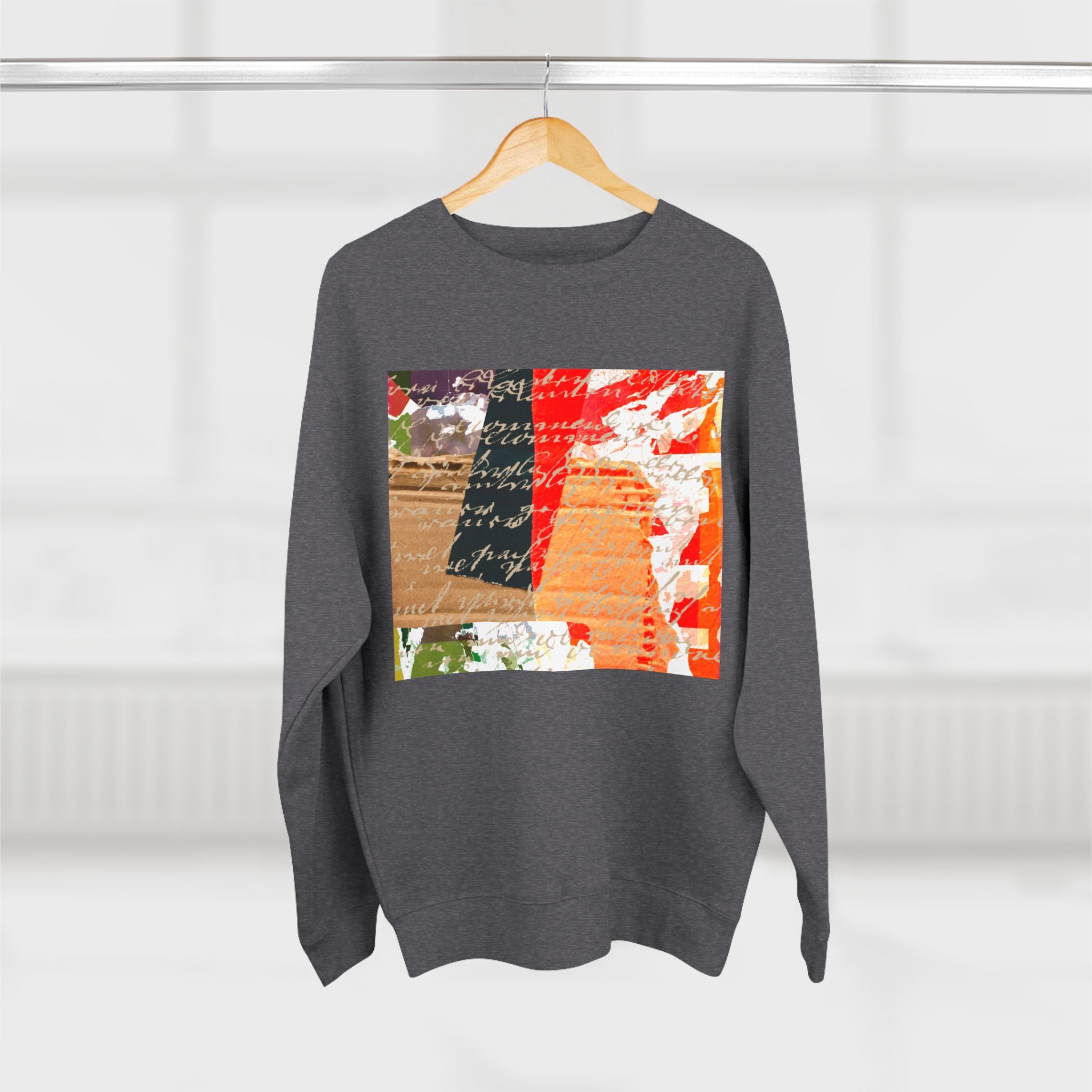 Artistic Unisex Crewneck Sweatshirt, Cozy Graphic Pullover, Colorful Lounge Wear, Perfect Gift for Creatives, Art Lovers Sweatshirt