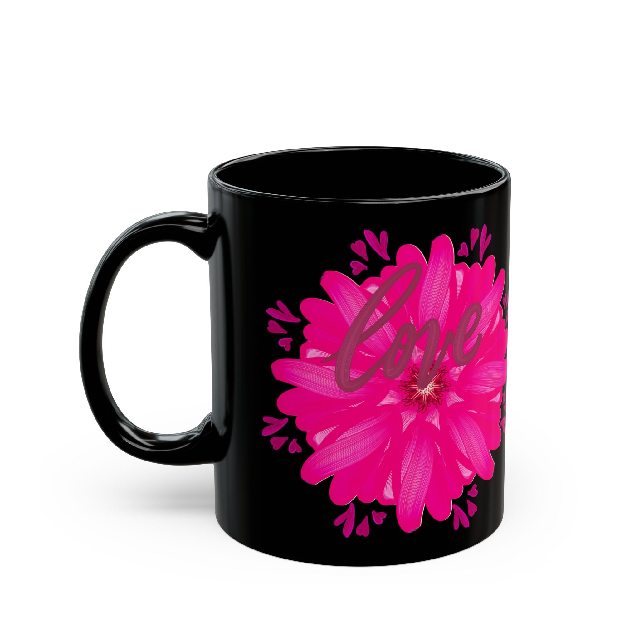 Love Black Mug (11oz)