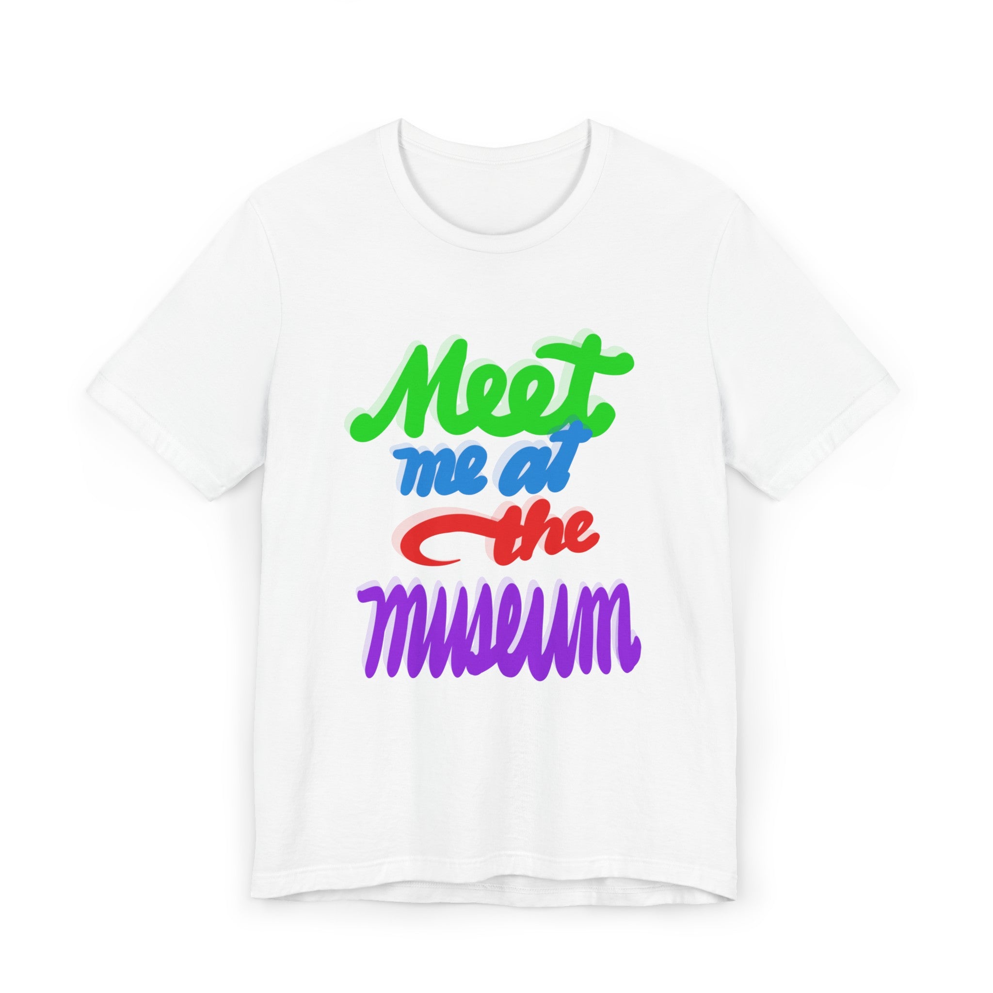 MEET ME AT THE MUSEUM Unisex Jersey Short Sleeve Tee