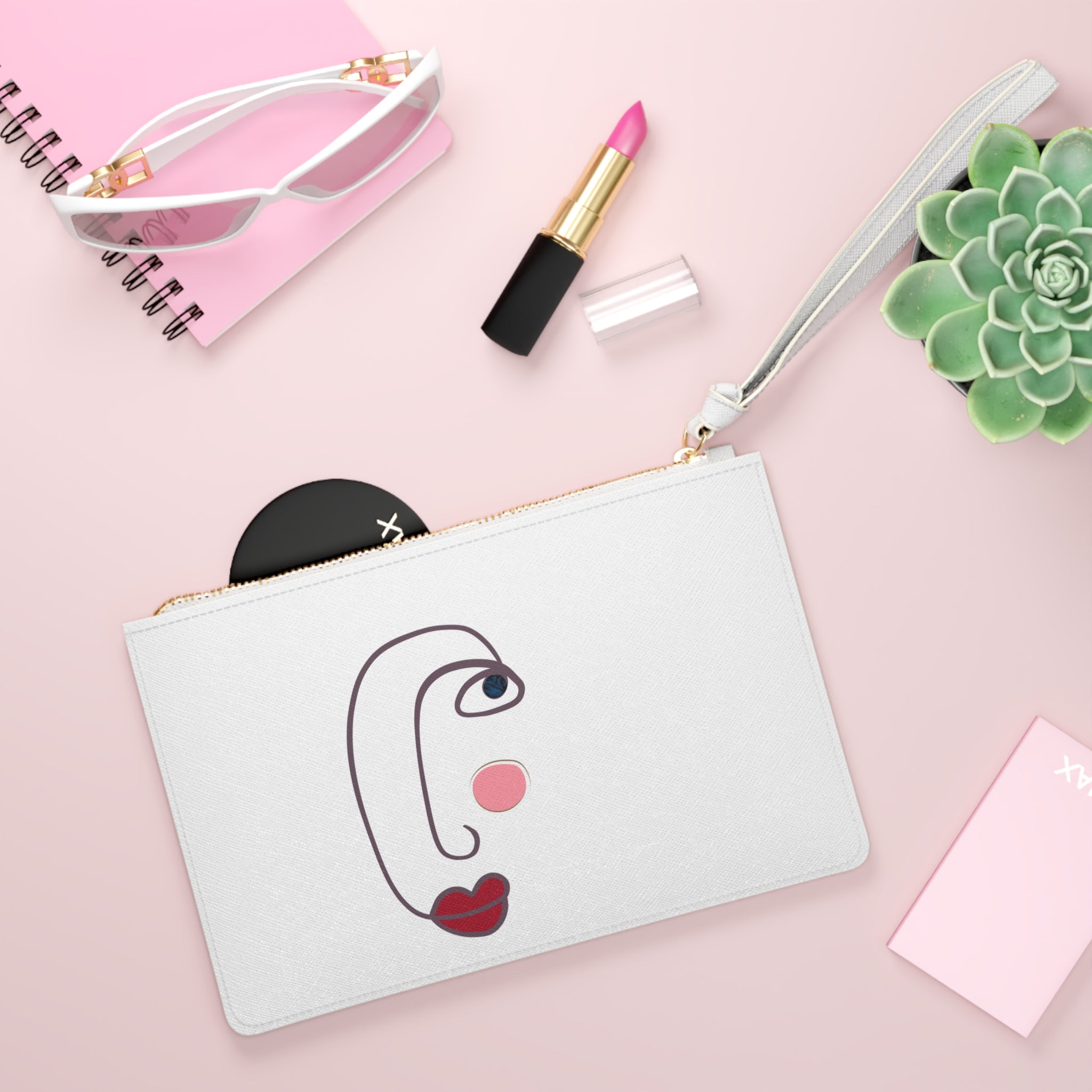 Minimalist Art Clutch Bag - Stylish for Everyday Use