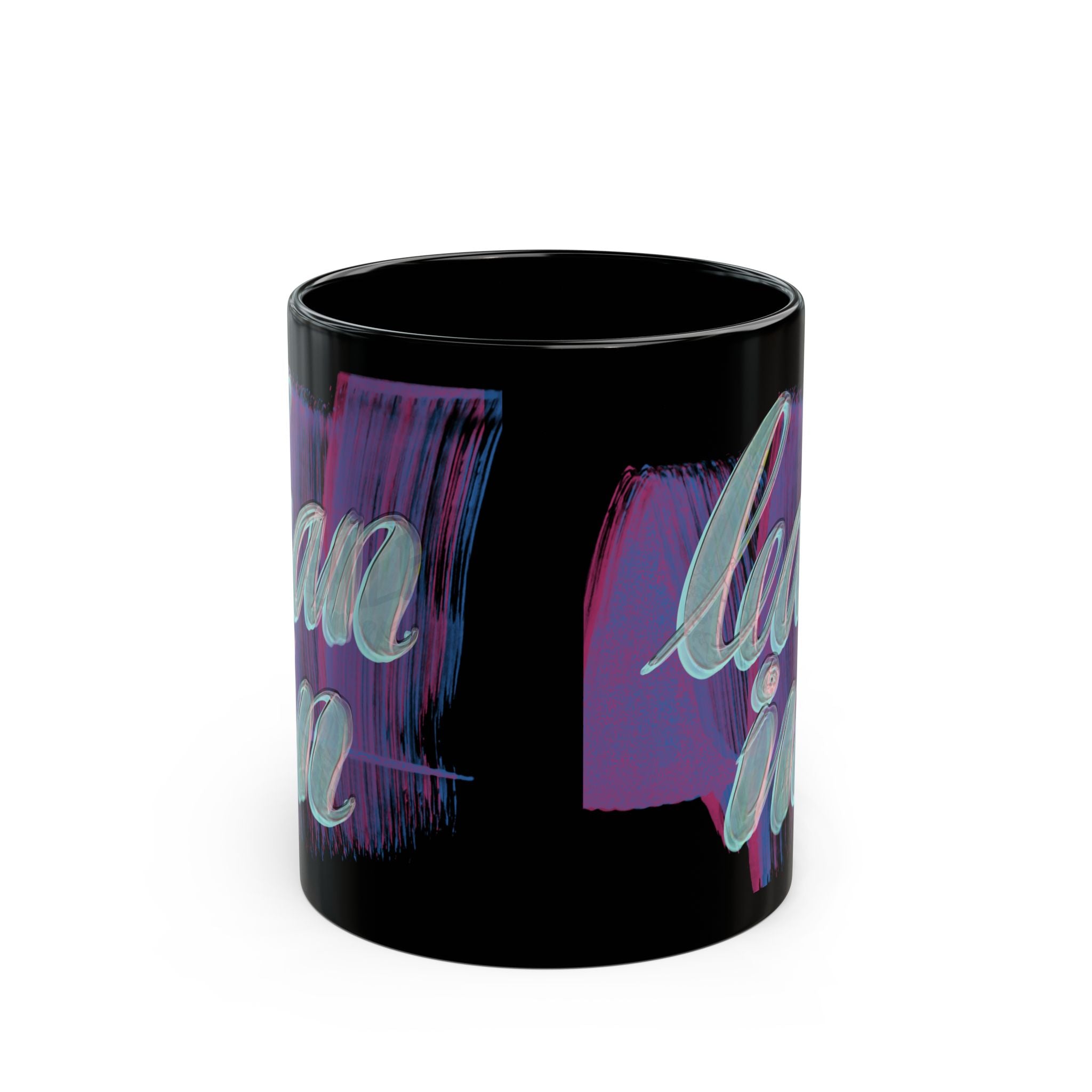 LEAN IN Black Mug (11oz)