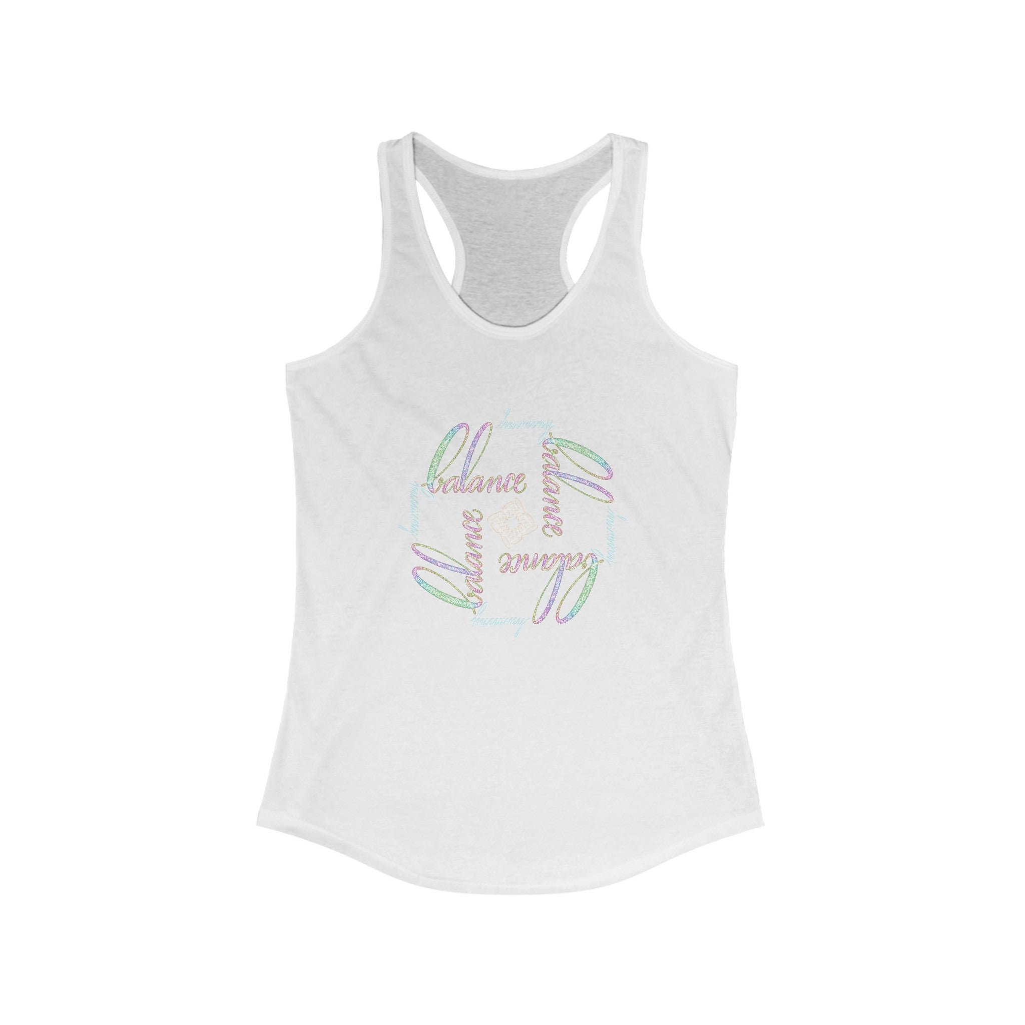 HARMONY AND BALANCE Racerback Tank