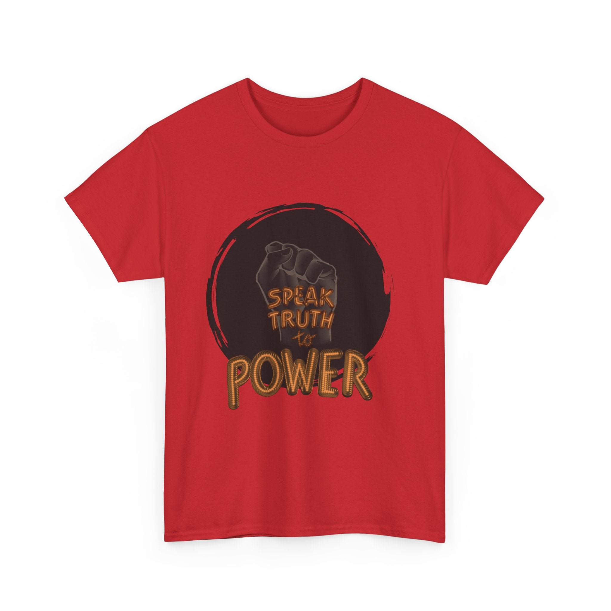 SPEAK TRUTH TO POWER Unisex Heavy Cotton Tee