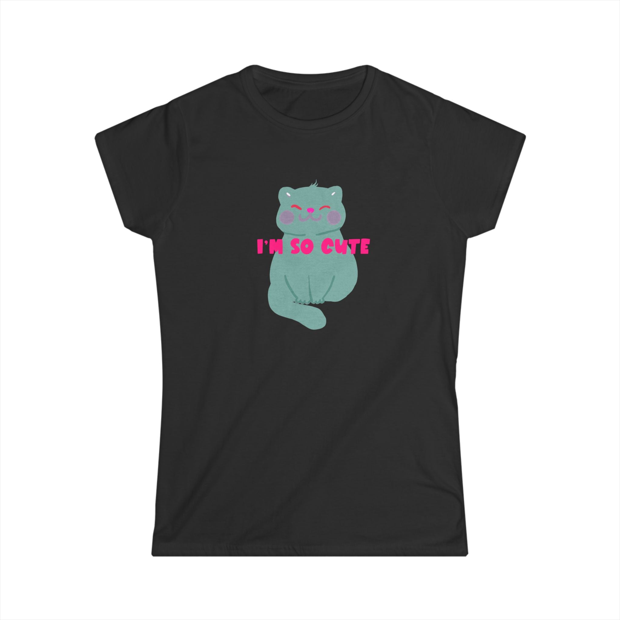 CUTE CAT Women's Softstyle Tee