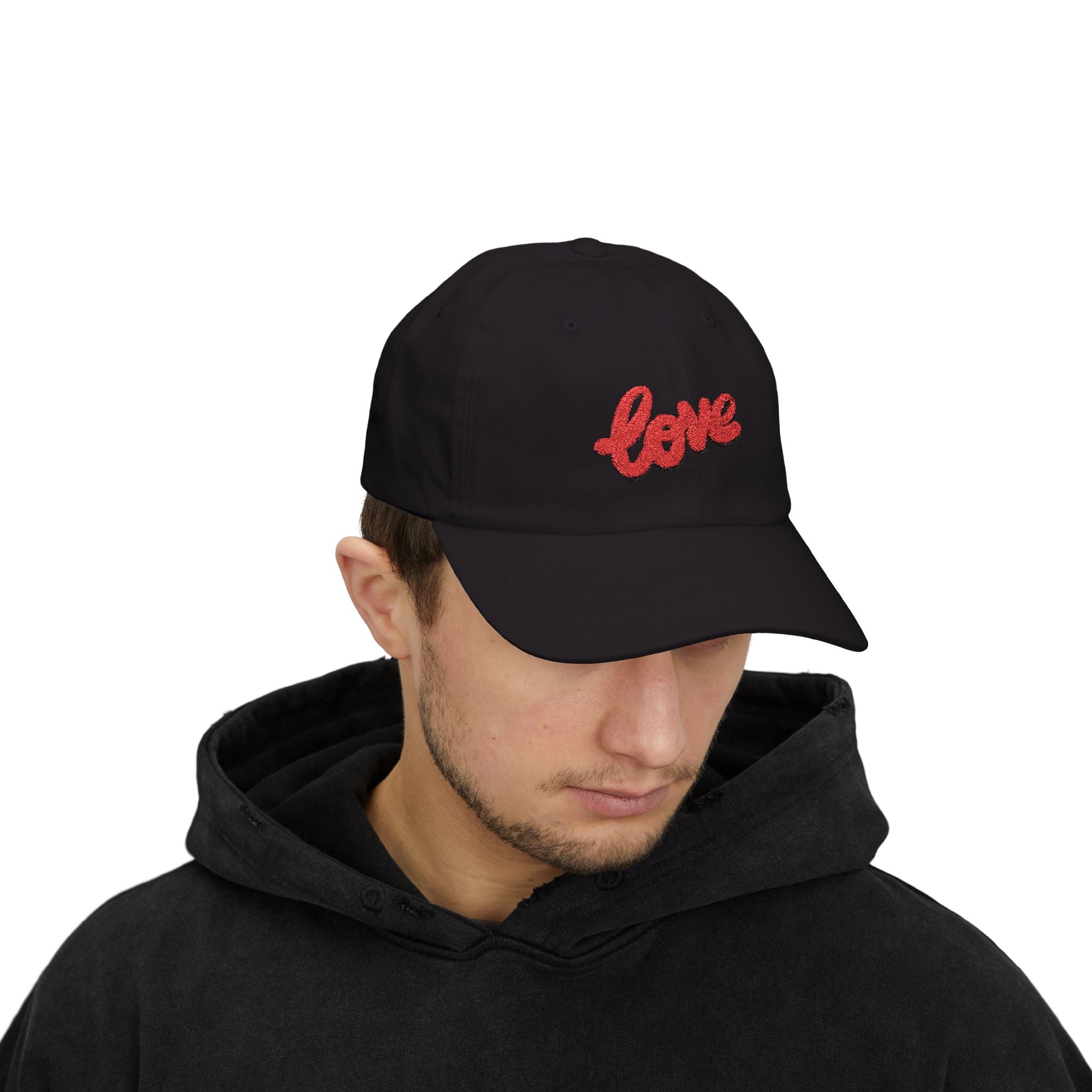 Love Embroidered Classic Cap - Casual Style for Everyday Wear