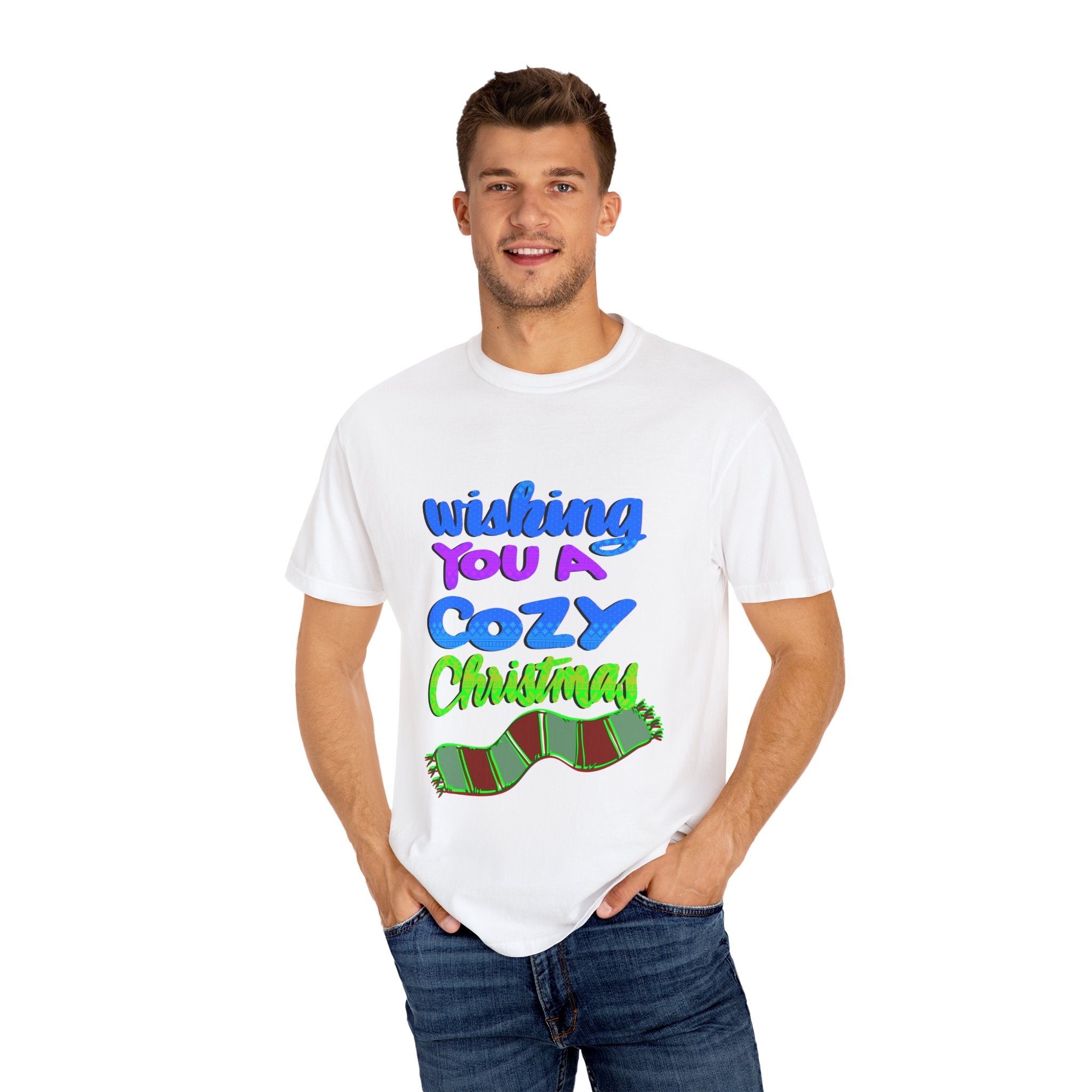 COZY CHRISTMAS Unisex Garment-Dyed T-shirt